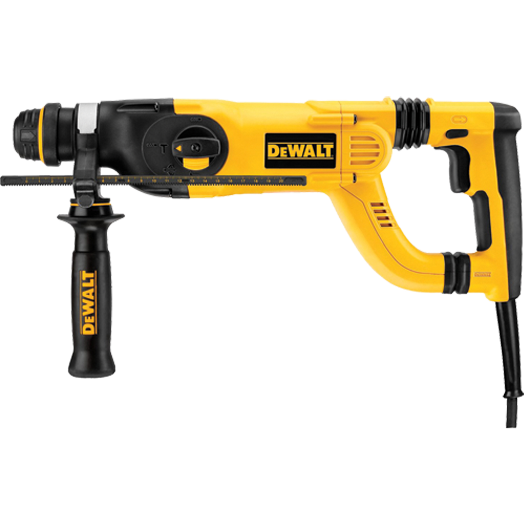 Marteau rotatif SDS à poignée en D, 5/32" - 5/8", 8 A, 0-4300 Coups/min, 0-1150 Tr/min, 2,1 lb-pi