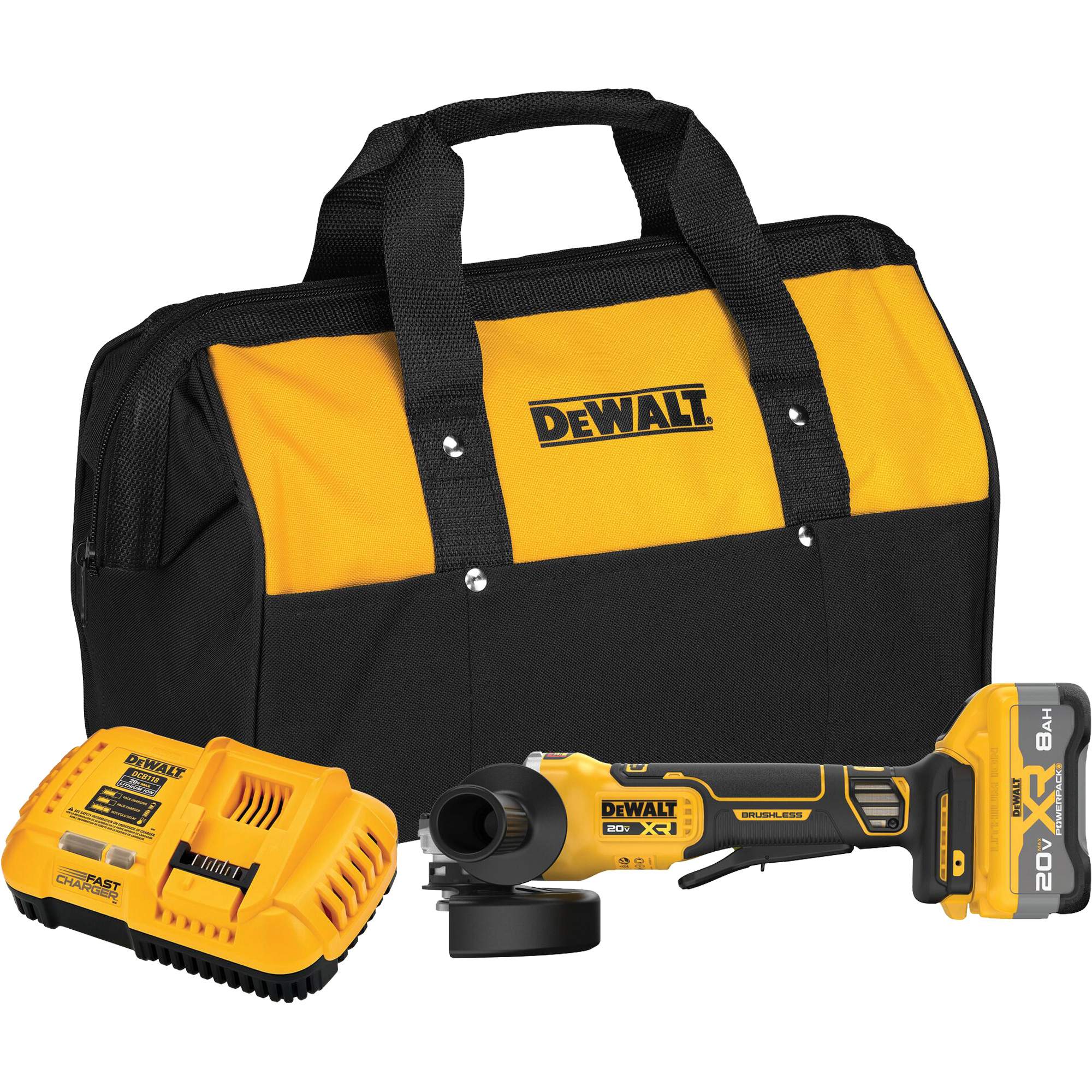 Meuleuse angulaire sans balai et sans fil MAX* XRMD avec XR POWERPACKMC, Roue de 4-1/2" - 5", 20 V