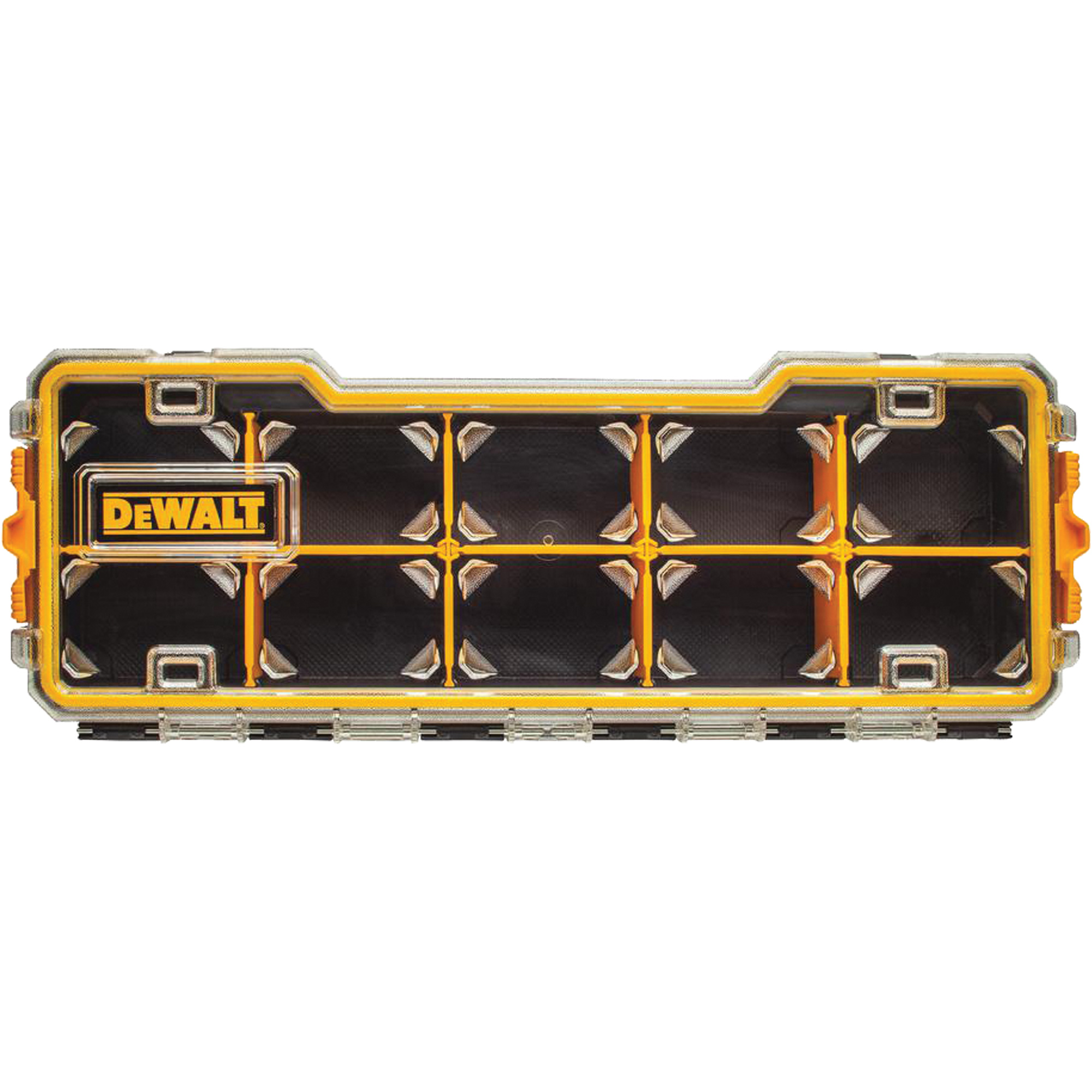 Organisateur avec compartiments PRO, 6-5/8" la x 17-5/8" p x 2-7/8" h, Noir/Jaune