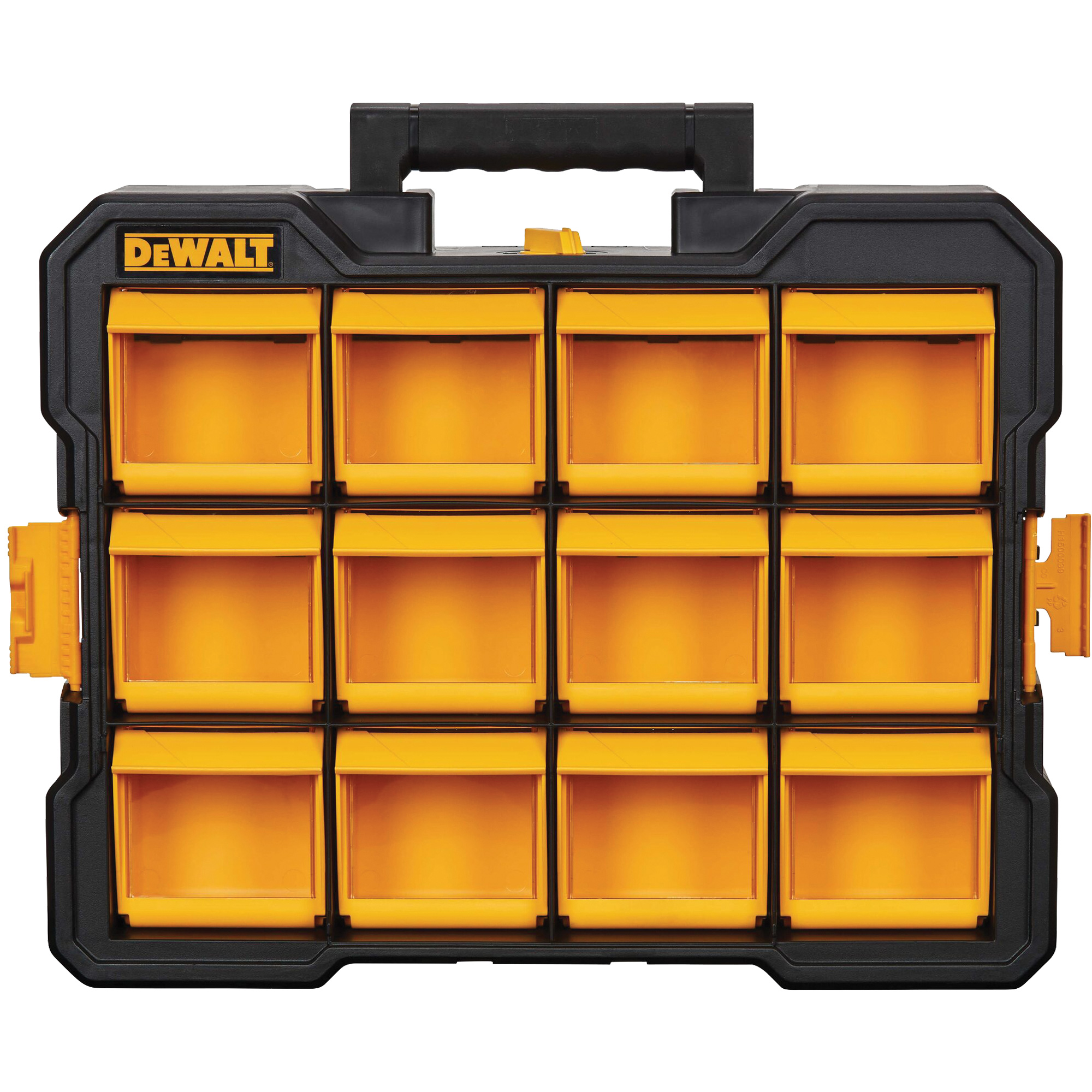 Organisateur Flip-Bin, 3-7/8" la x 17-3/4" p x 13-7/8" h, Noir/Jaune