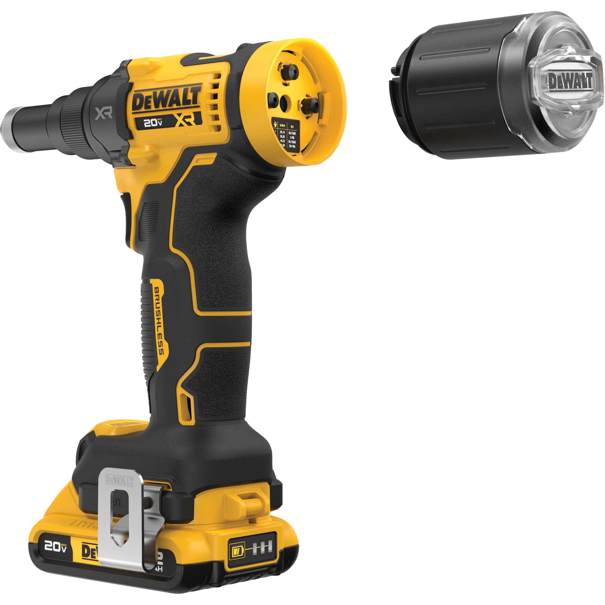 Outil à riveter sans fil et sans balai 3/16" XRMD (outil seulement) – Image 3