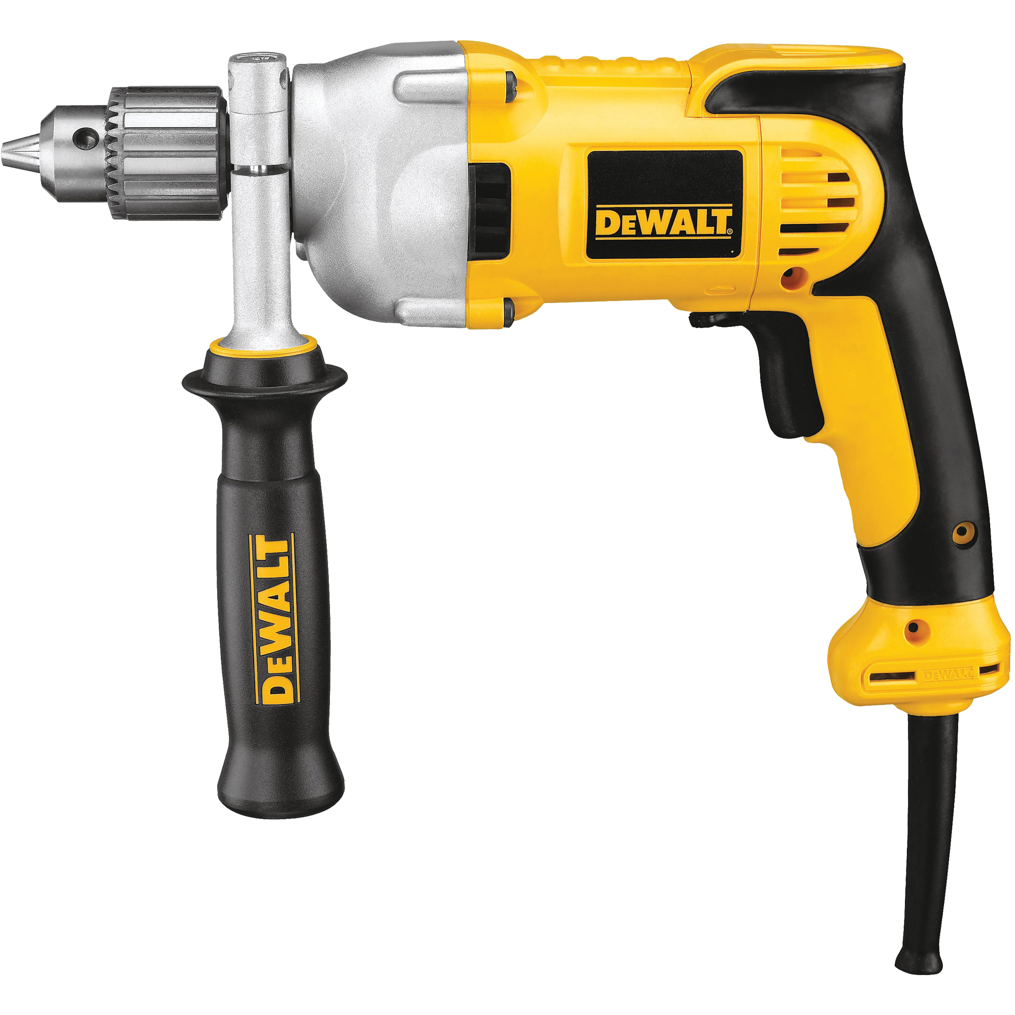 Perceuse à poignée pistolet VSR série lourde, Mandrin 1/2", 10 A, 120 V, 0-1250 Tr/min, Mandrin Avec clé