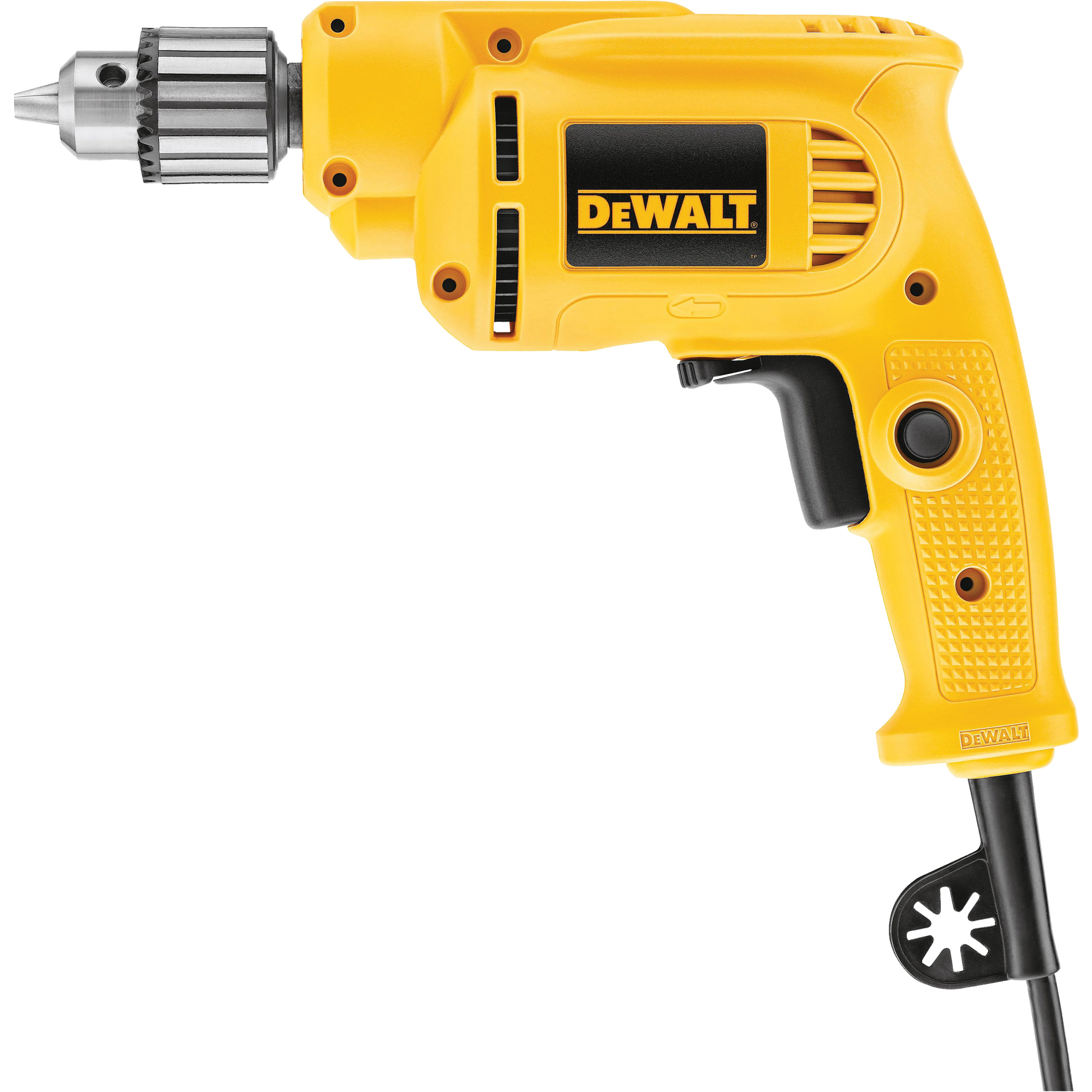 Perceuse à vitesse variable, Mandrin 3/8", 7 A, 120 V, 0-2800 Tr/min, Mandrin Avec clé