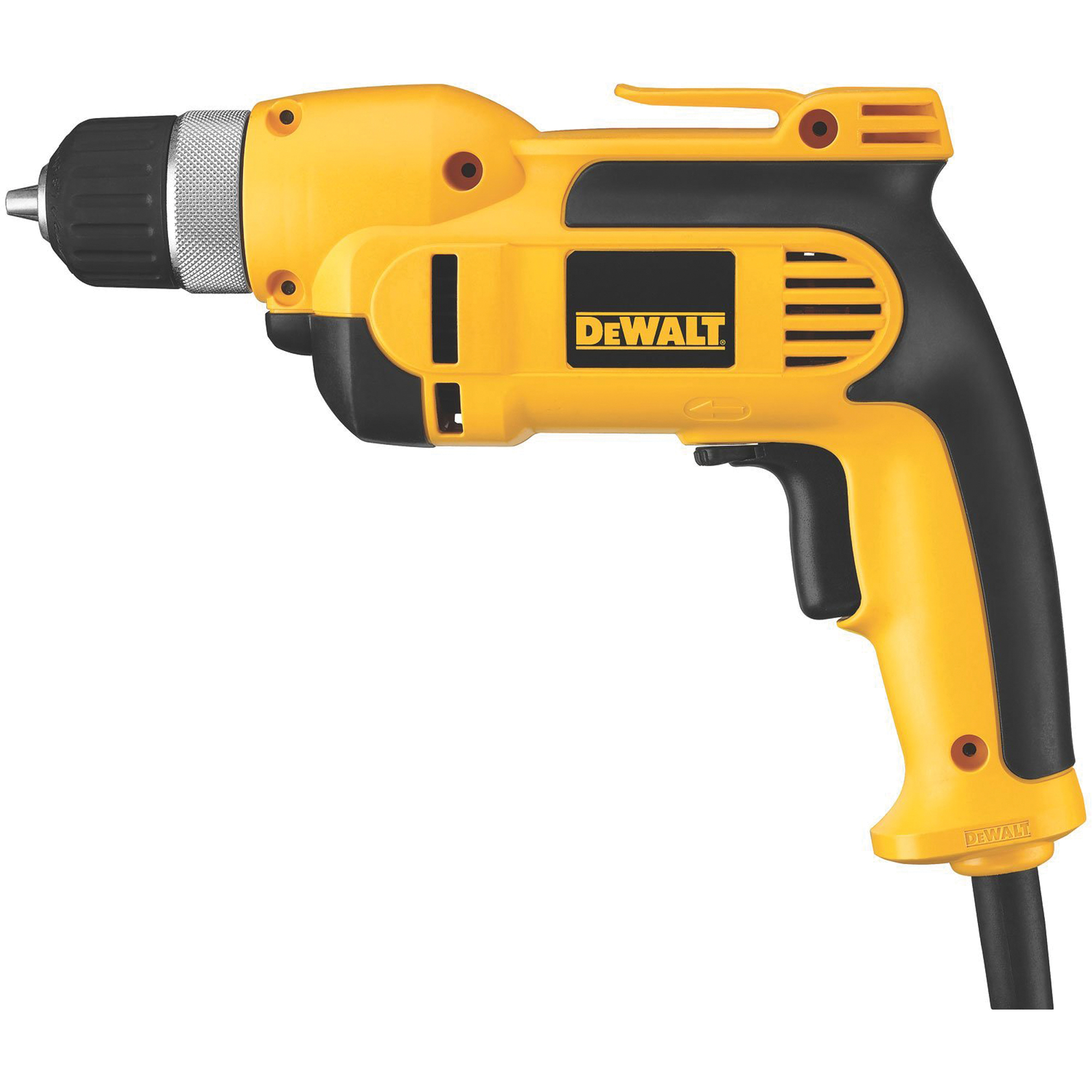 Perceuse à vitesse variable, Mandrin 3/8", 8 A, 120 V, 0-2500 Tr/min, Mandrin Sans clé
