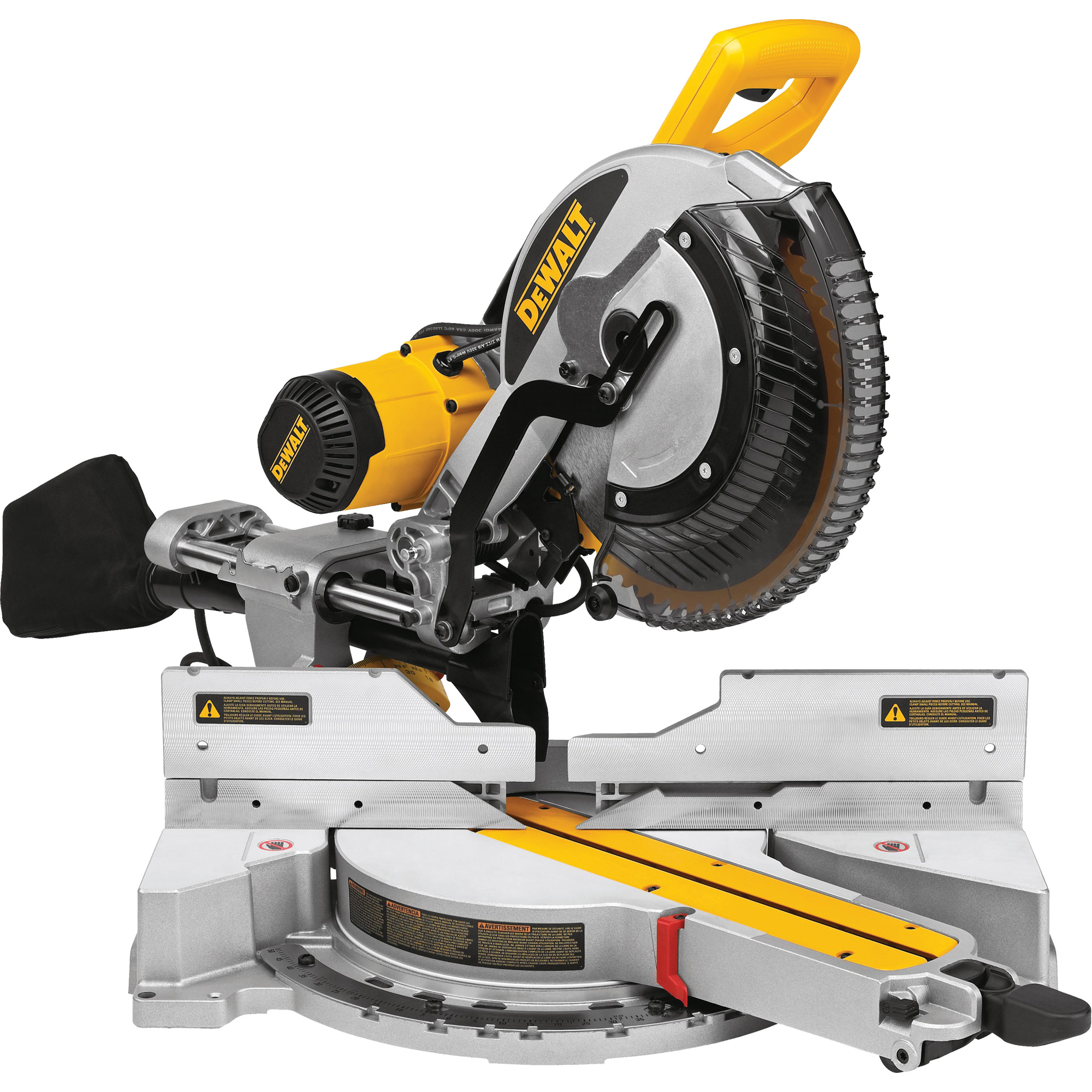 Scie à onglets combinés coulissante à double biseau, 12", 15 A, 120 V