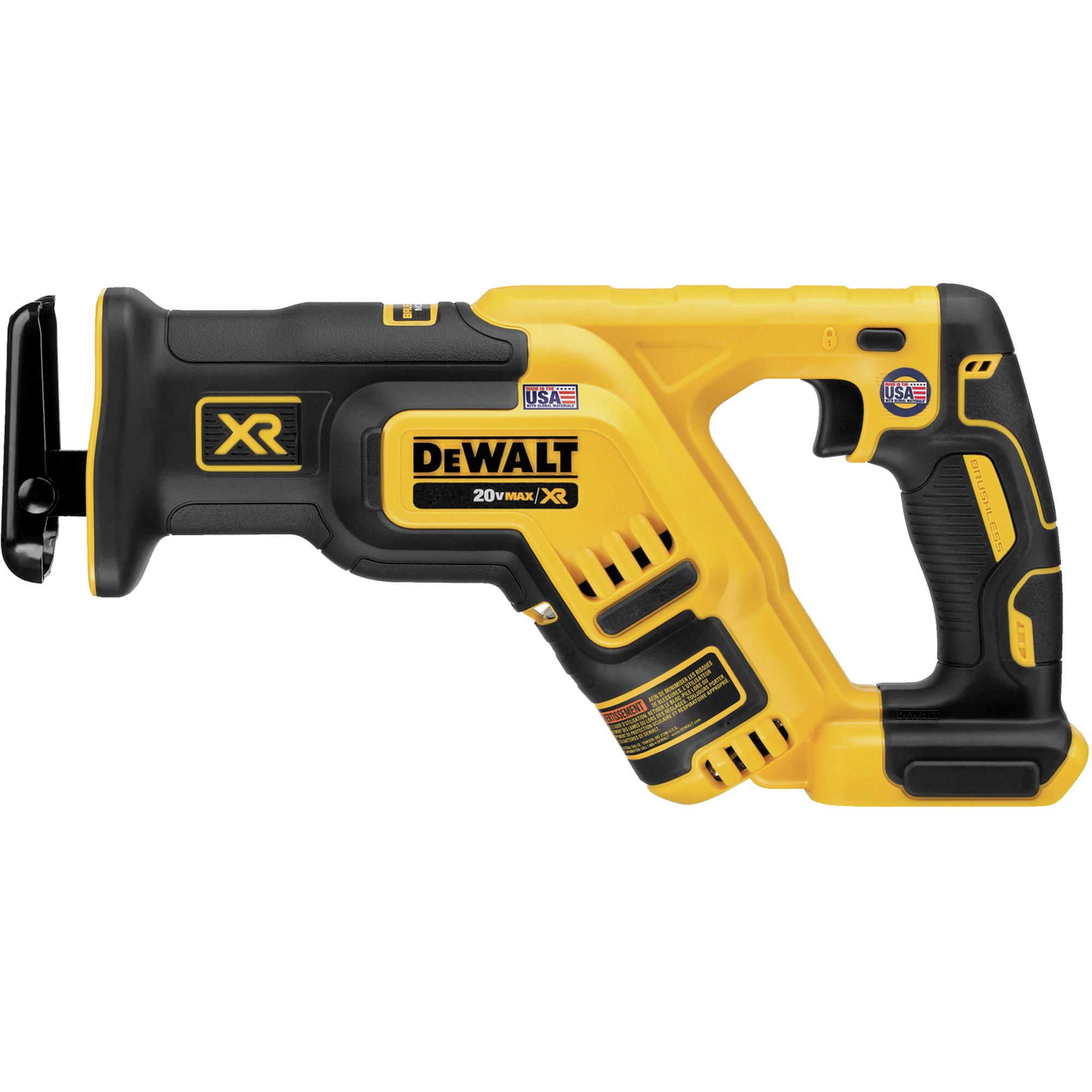 Scie alternative avec moteur sans balai Max XRMD (outil seulement), 20 V, Lithium-ion Bloc-pile, 0-2900 coups/min