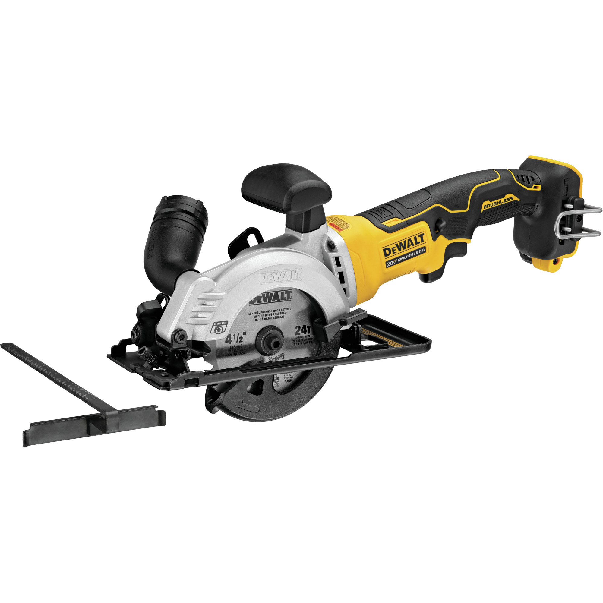 Scie circulaire avec moteur sans balai Atomic (outil seulement), 4-1/2", 20 V