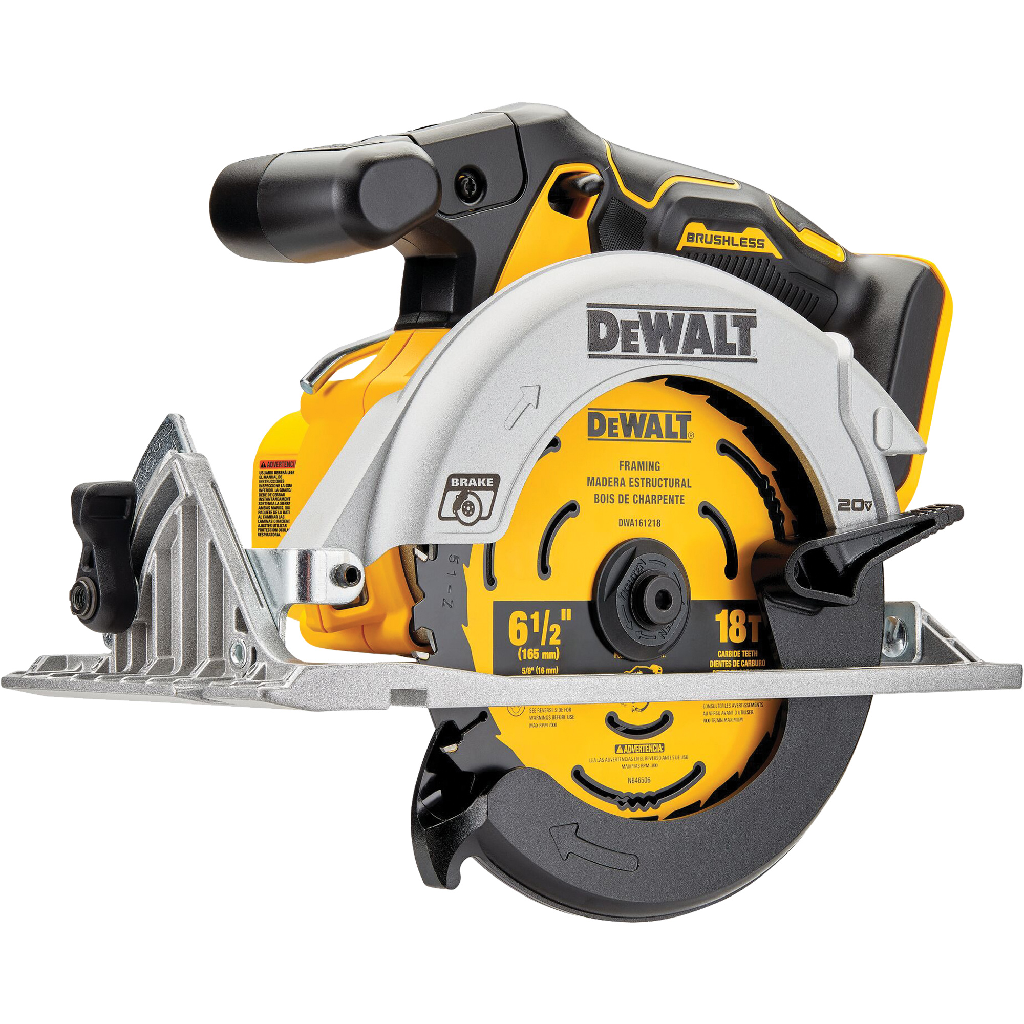 Scie circulaire sans fil à moteur sans balai Max* (outil seulement), 6-1/2", 20 V