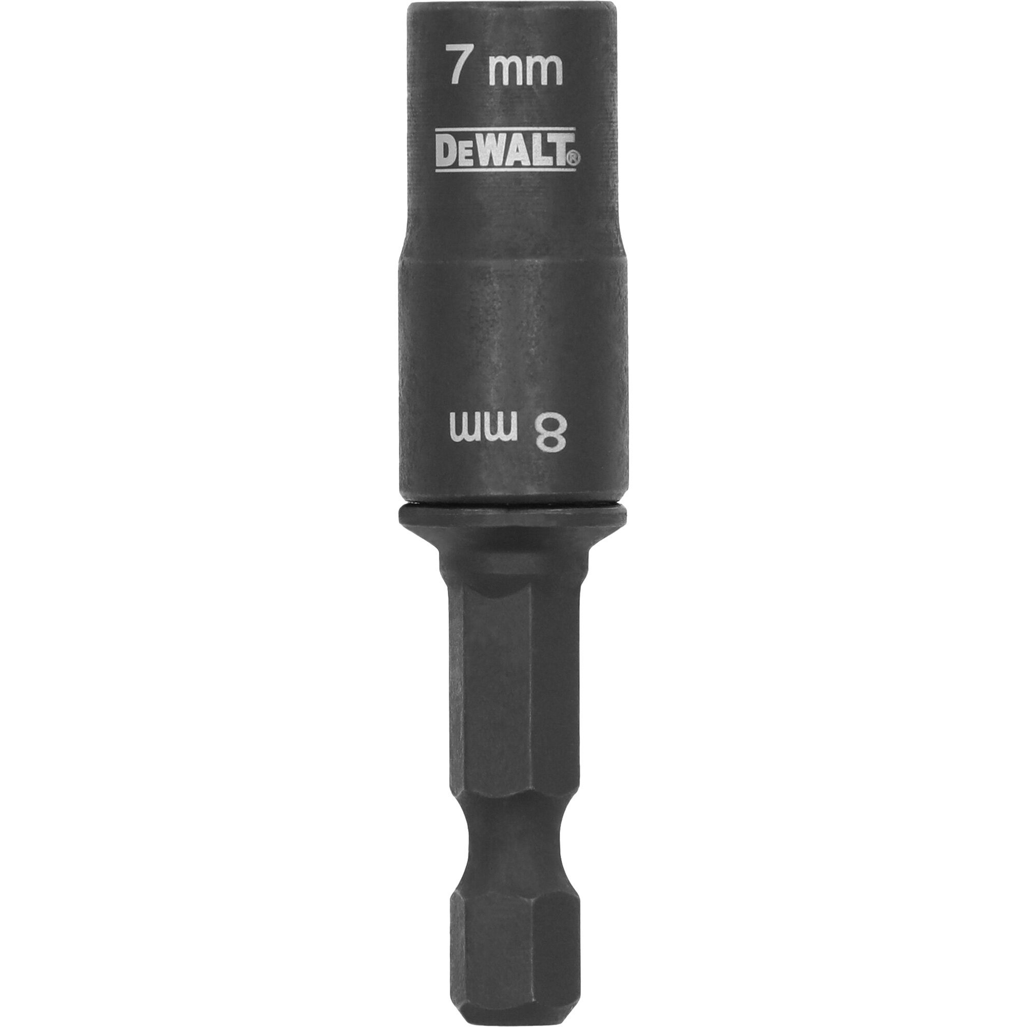 Tourne-écrou à double embout détachable prêt pour les chocs, 5/16"/1/4" prise, 2" lo, Magnétique