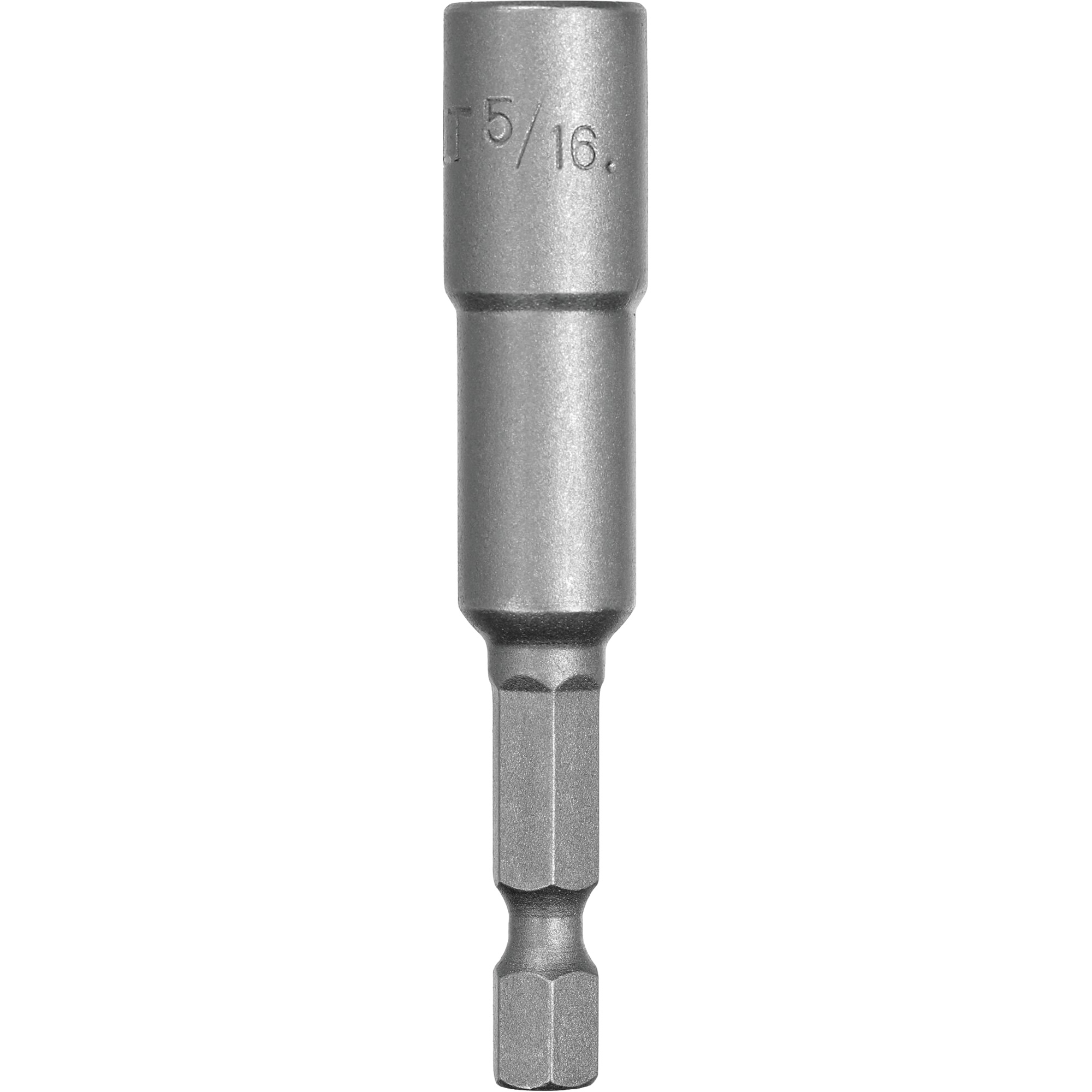 Tourne-écrou, Embout 5/16", Prise 1/4", 2-9/16" lo, Magnétique