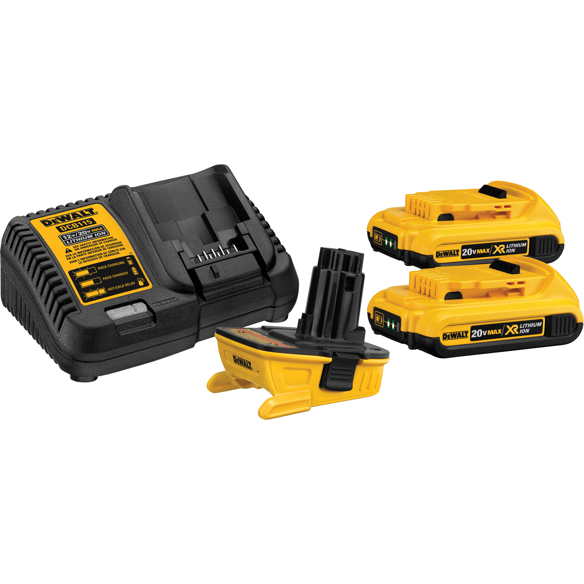 Trousse d'adaptateur pour blocs-piles, Lithium-ion, 20 V, 2,0 Ah