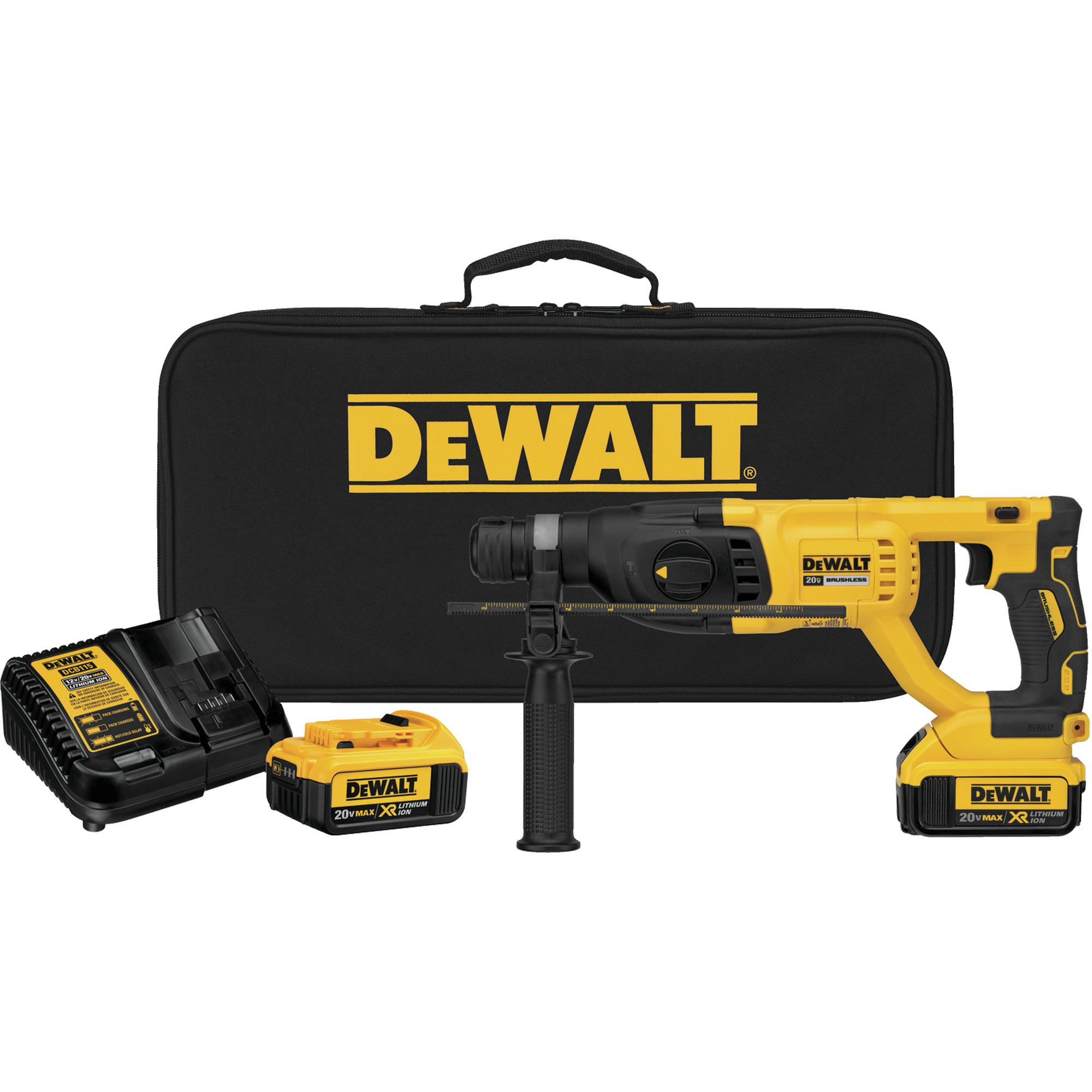 Trousse de marteau rotatif en L SDS MAX* XRMD, 20 V, 1", 1,9 lb-pi, 0-1500 tr/min