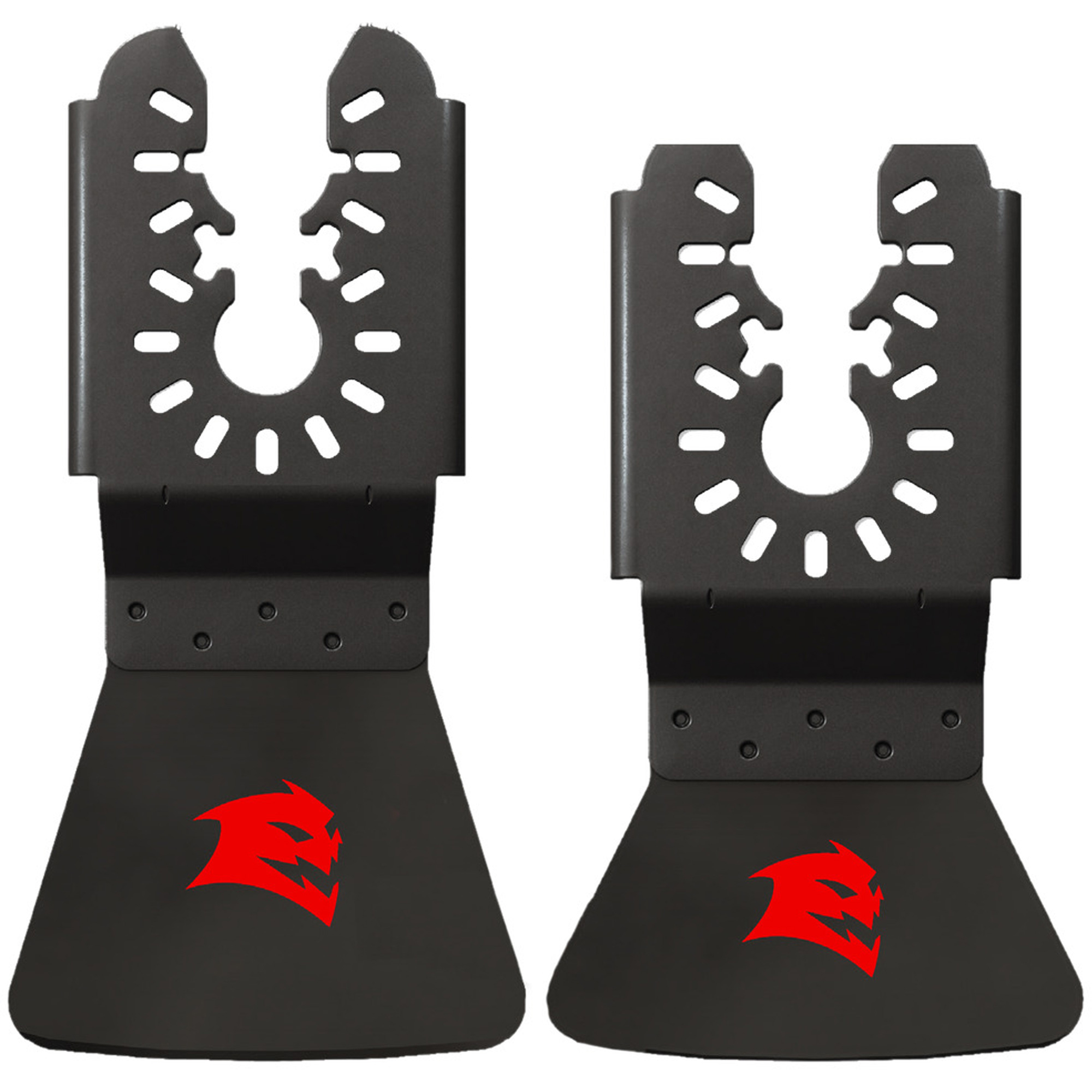 Jeu de grattoirs oscillants en acier à teneur élevée en carbone de taille universelle pour le retrait d'adhésif
