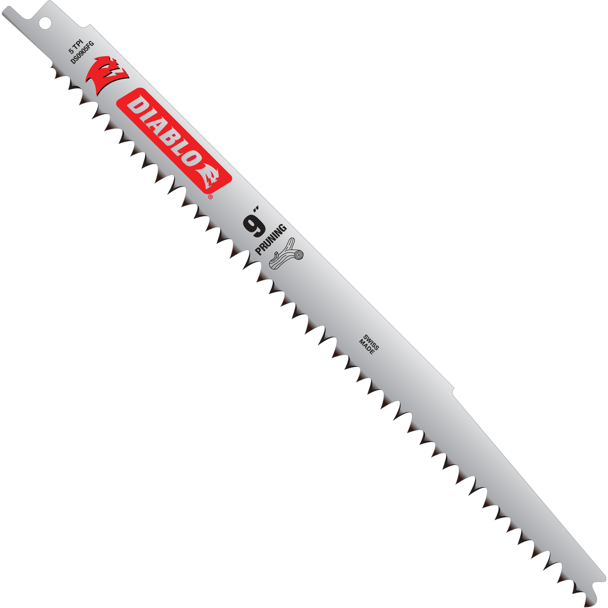 Lame de scie alternative pour l'élagage Fleam Ground, 5 Dents par pouce, 9" lo