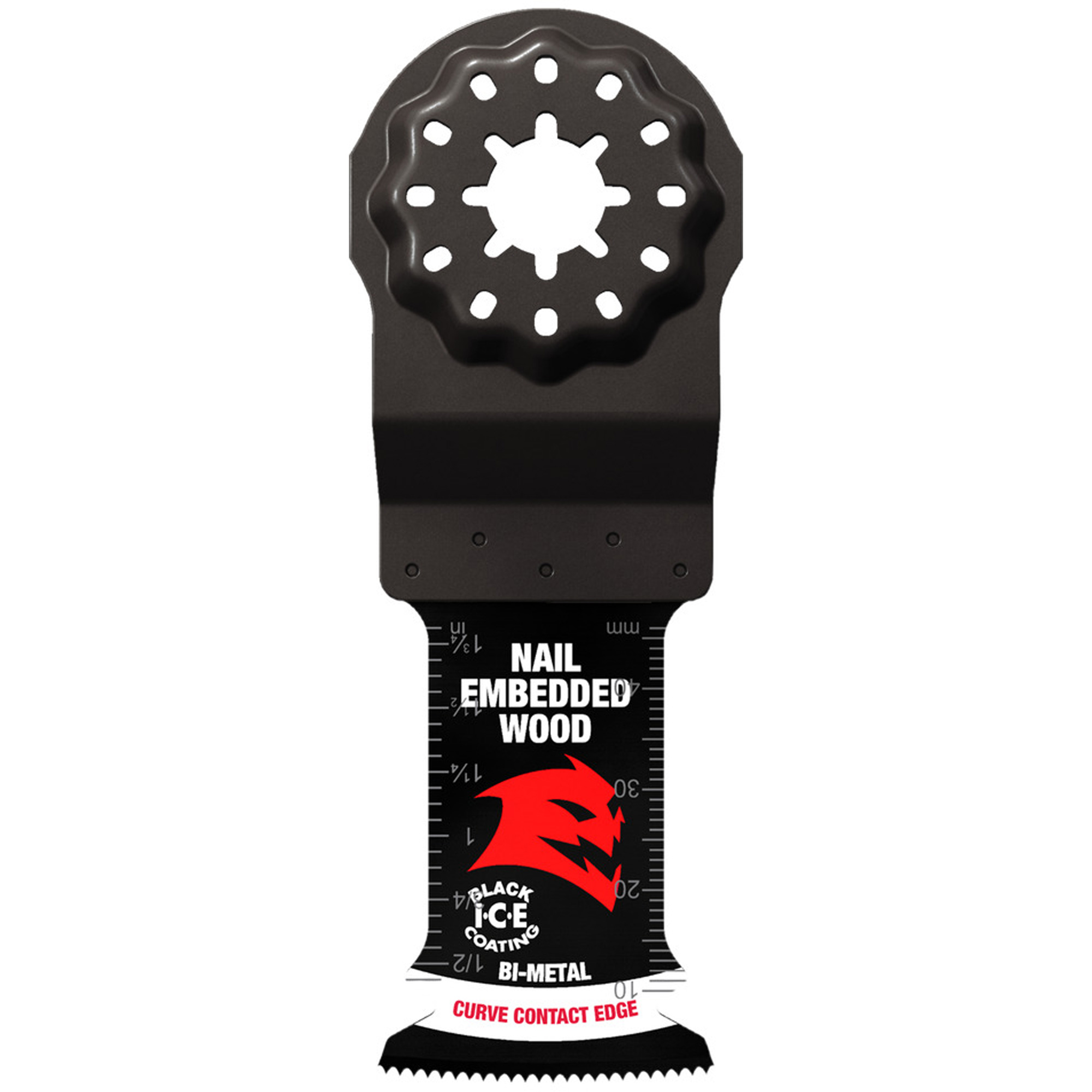 Lame oscillante Bi-Metal Demo DemonMC Starlock 1-1/4" pour bois avec clous
