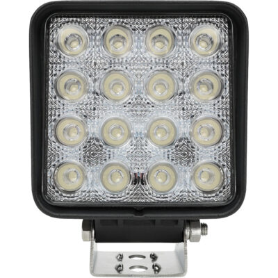 Diffuseur carré 4" sur 60°, DEL, 80 W, 9600/4000 lumens