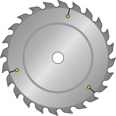 Lames de scie industrielle - refente, 8", 14 dents, Pour Bois