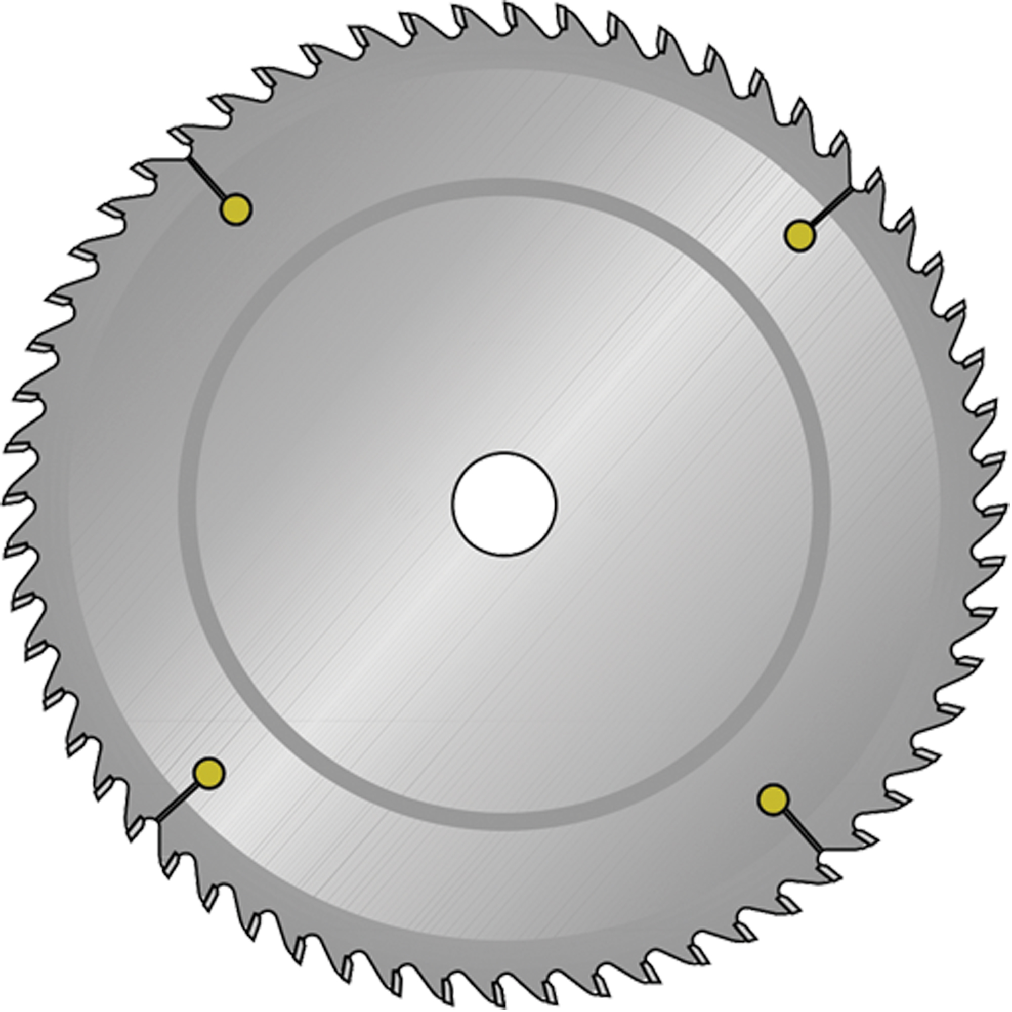 Lame de scie à pointes au carbure pour coupes de finition, 7-1/4", 42 dents, Pour Stratifié