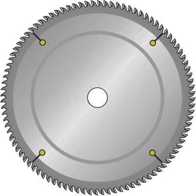 Lames de scie industrielle - usage général, 10", 60 dents, Pour Bois