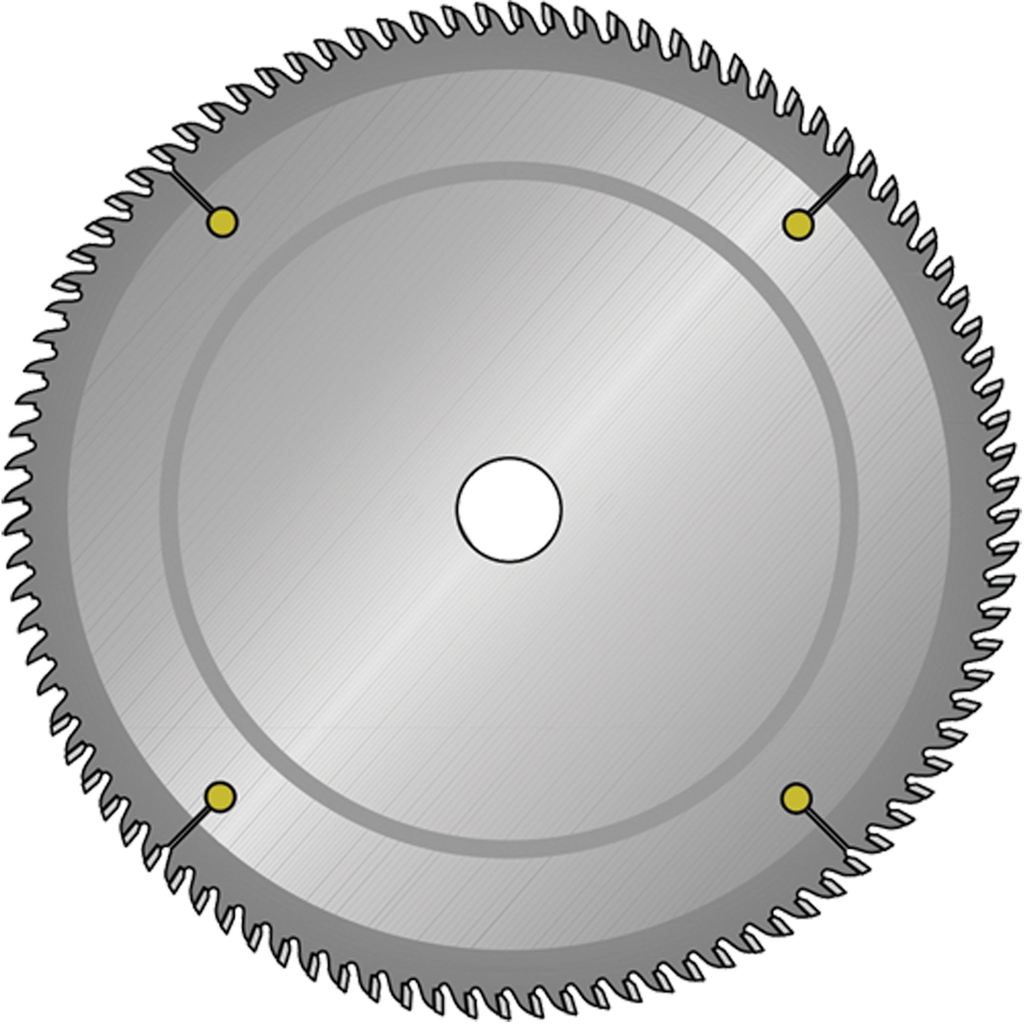 Lame de scie à pointes au carbure pour scie à onglets, 8-1/2", 48 dents, Pour Bois