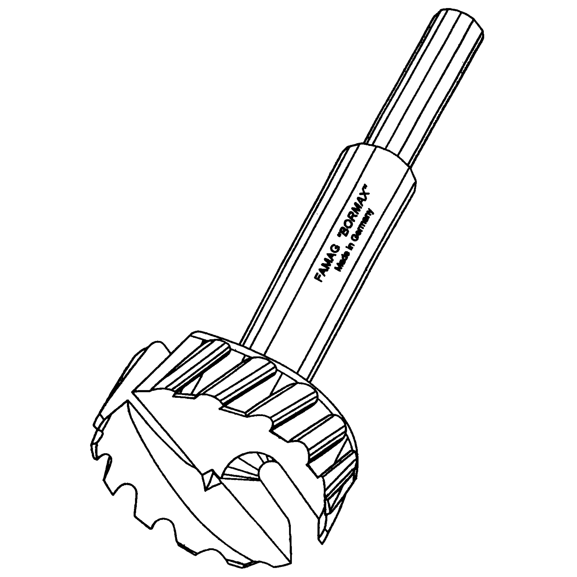 Mèches Forstner Bormax, 1-1/8", Tige 5/16", Longeur de 3-1/2"