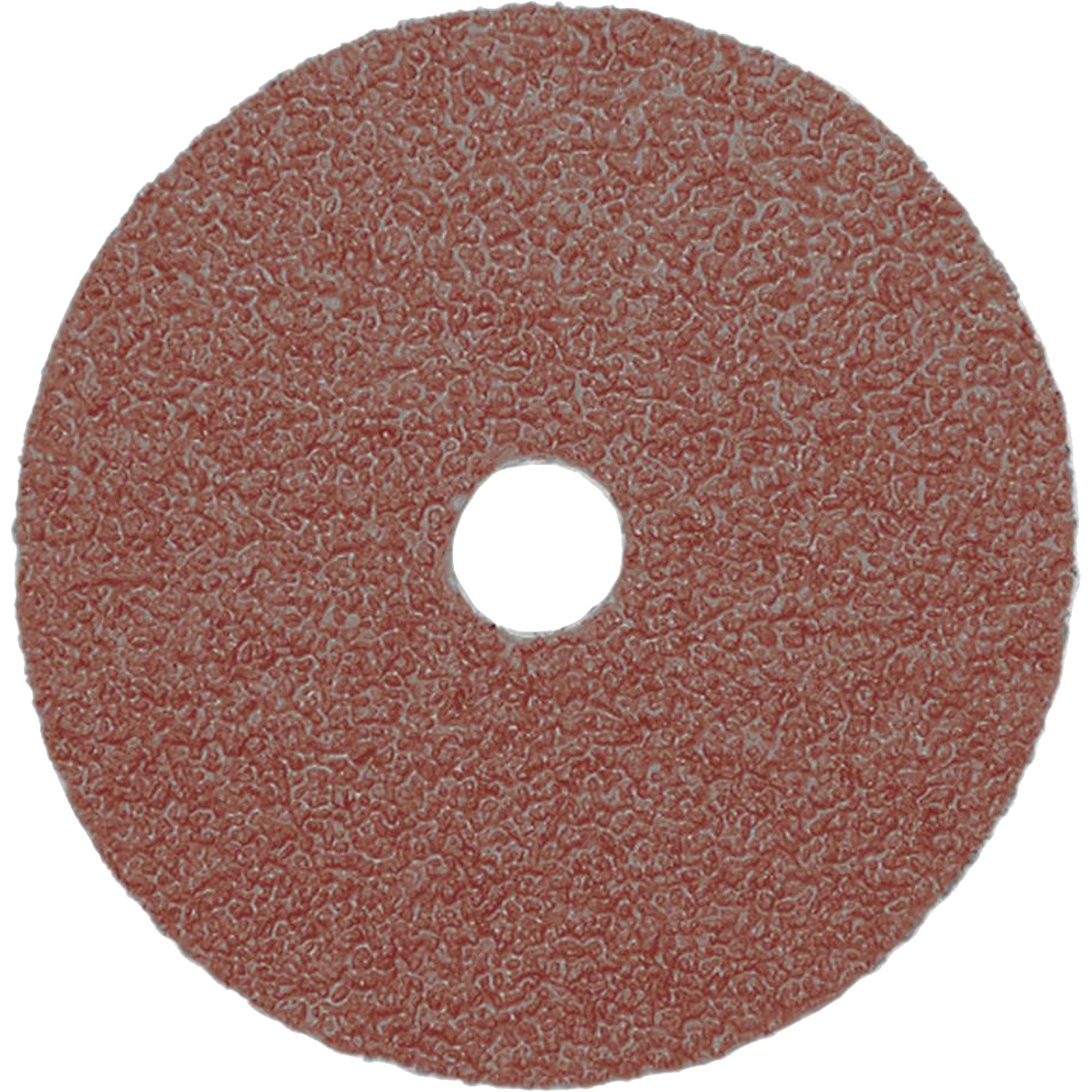 Disque de ponçage en fibre de résine, 7" dia., Grain 50, Oxyde d'aluminium
