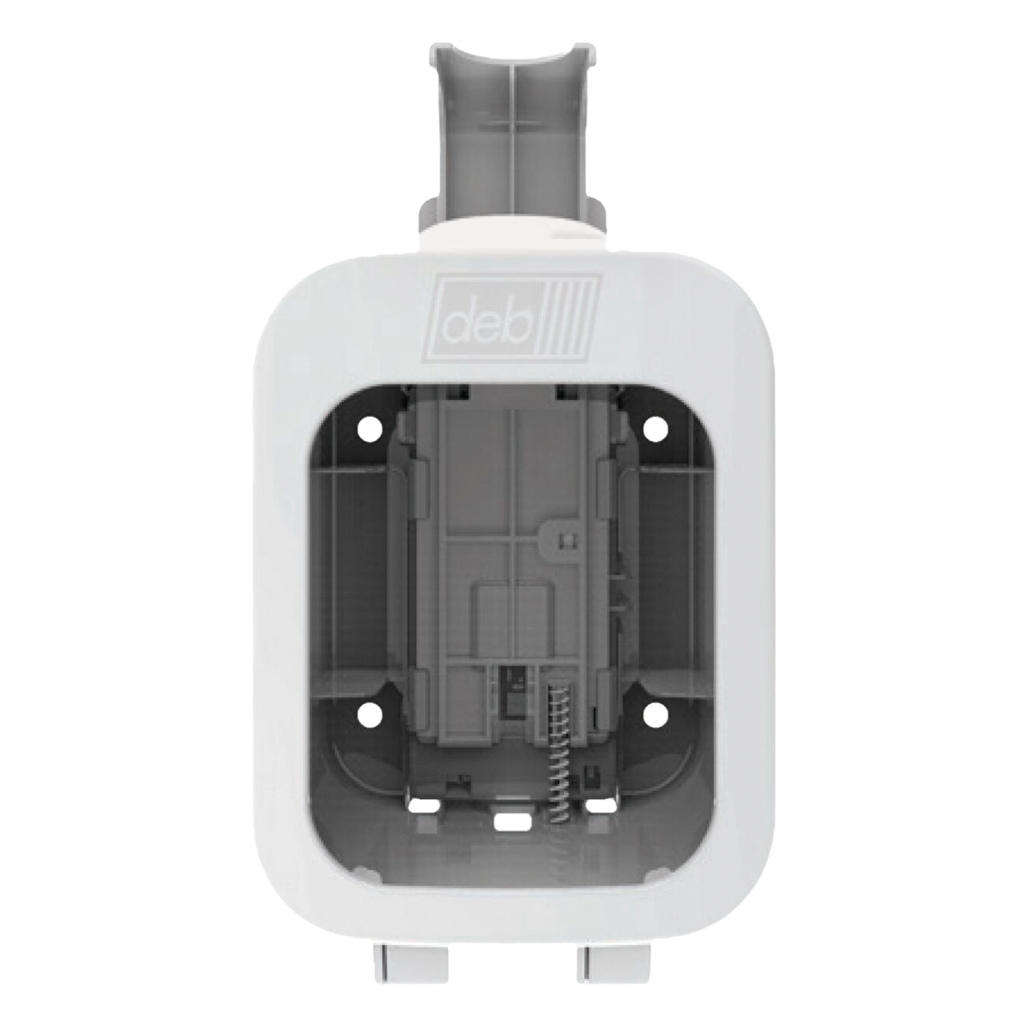 Distributeur verrouillable pour point d'intervention DebMedMD, À pression, Capacité de 400 ml, Format Vrac