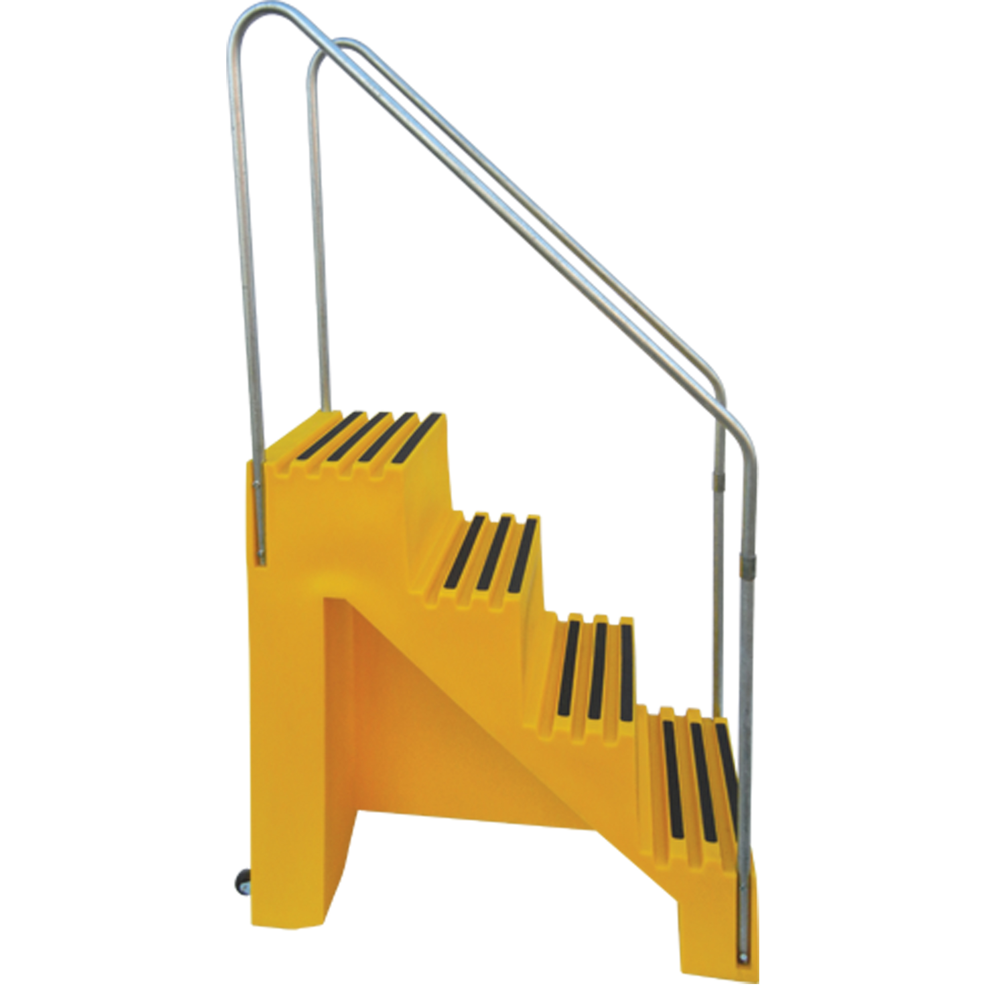 Escabeau industriel, 4 marches, 43" x 22-1/2" x Hauteur 66"