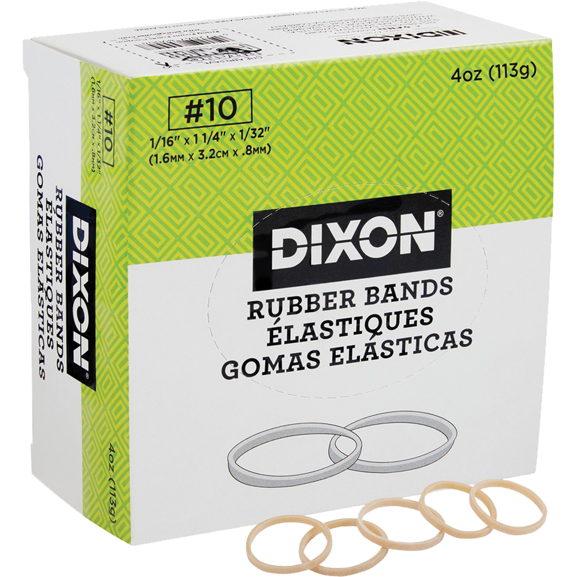 Bandes élastiques, 1-1/4" x 1/16"