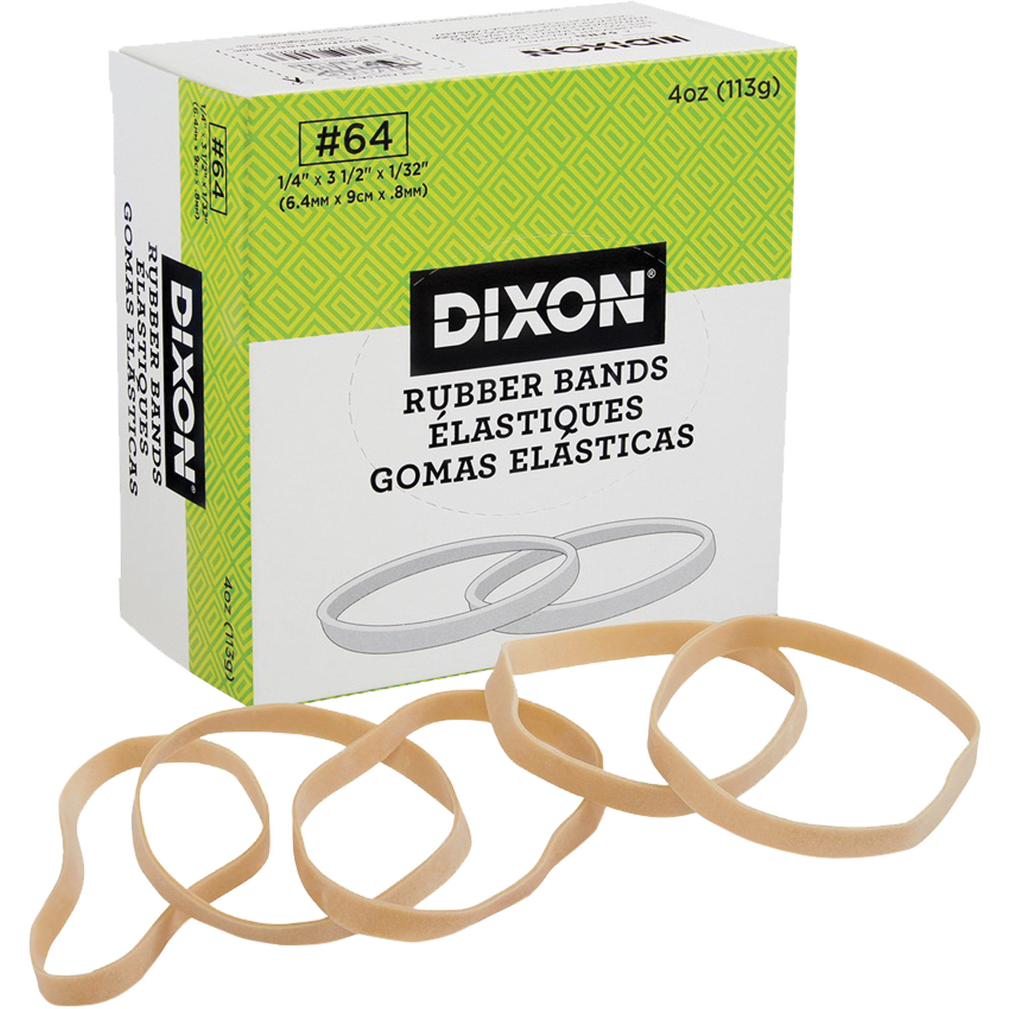 Bandes élastiques Rotex, 3-1/2" x 1/4"