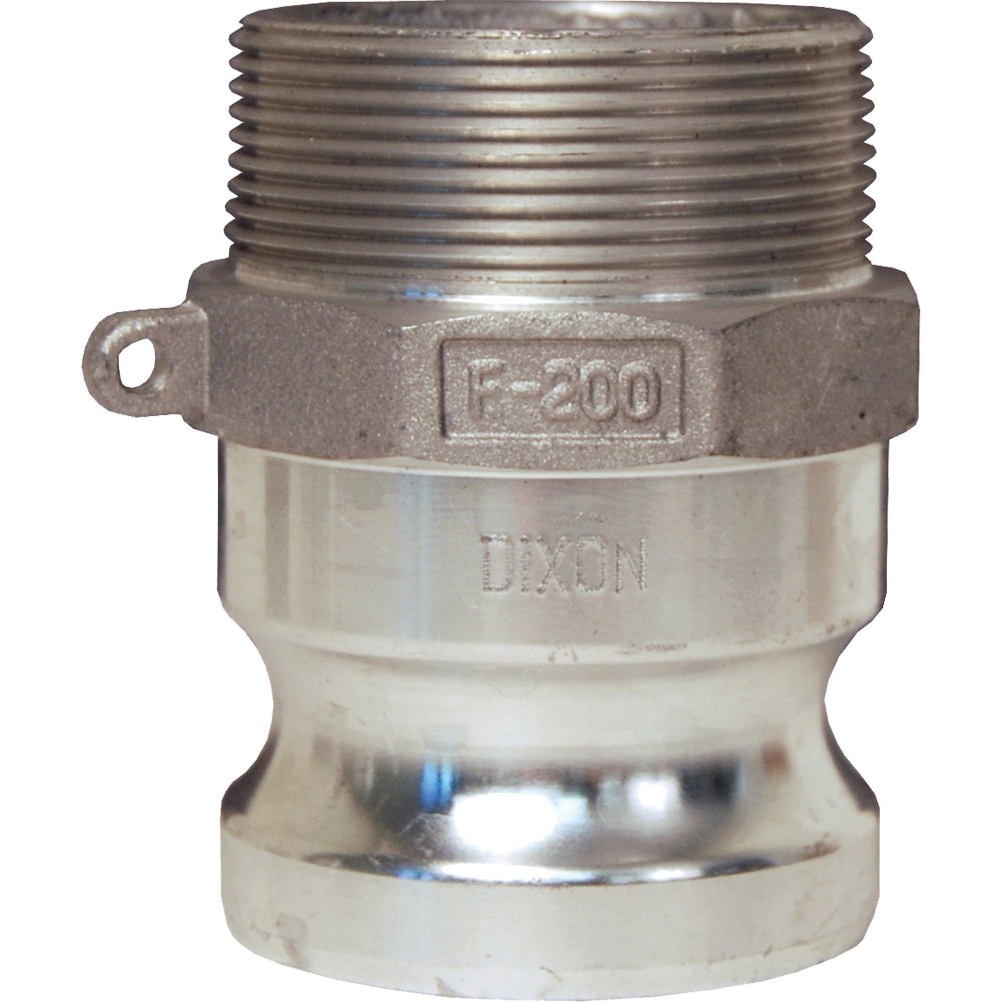 Adaptateur à came et cannelure Global, Aluminium, Type F, 1-1/2", NPT mâle, 250 PSI