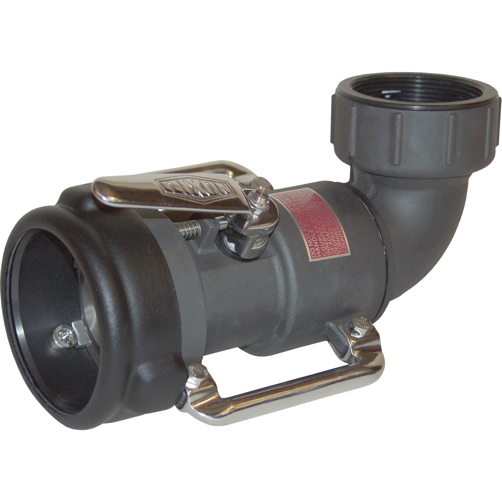 Coupleur à baïonnette pivotant 90° à désaccouplement à sec, Aluminium anodisé, 3", NPT femelle, 85 PSI