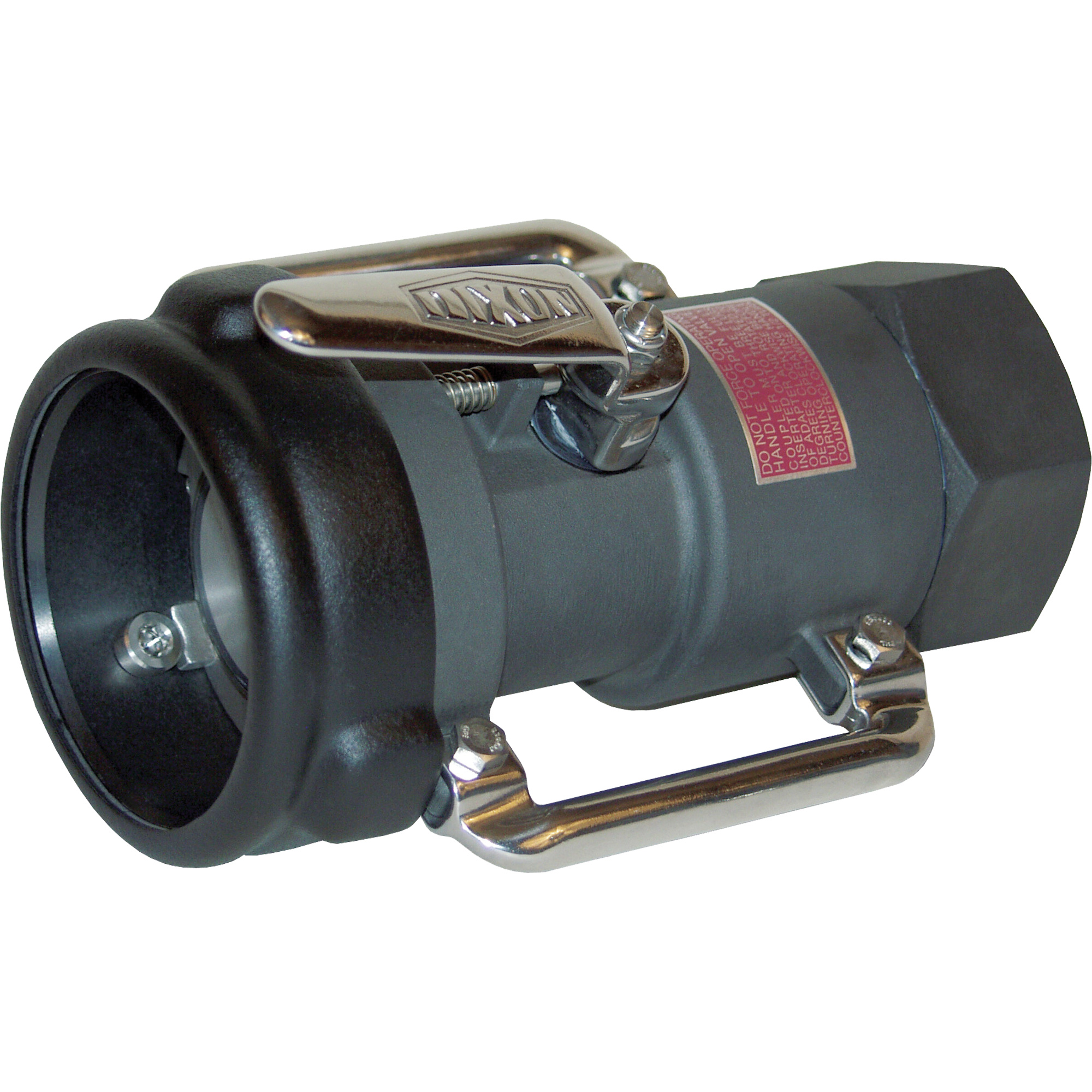 Coupleur à baïonnette pivotant à désaccouplement à sec, Aluminium anodisé, 3", NPT femelle, 85 PSI