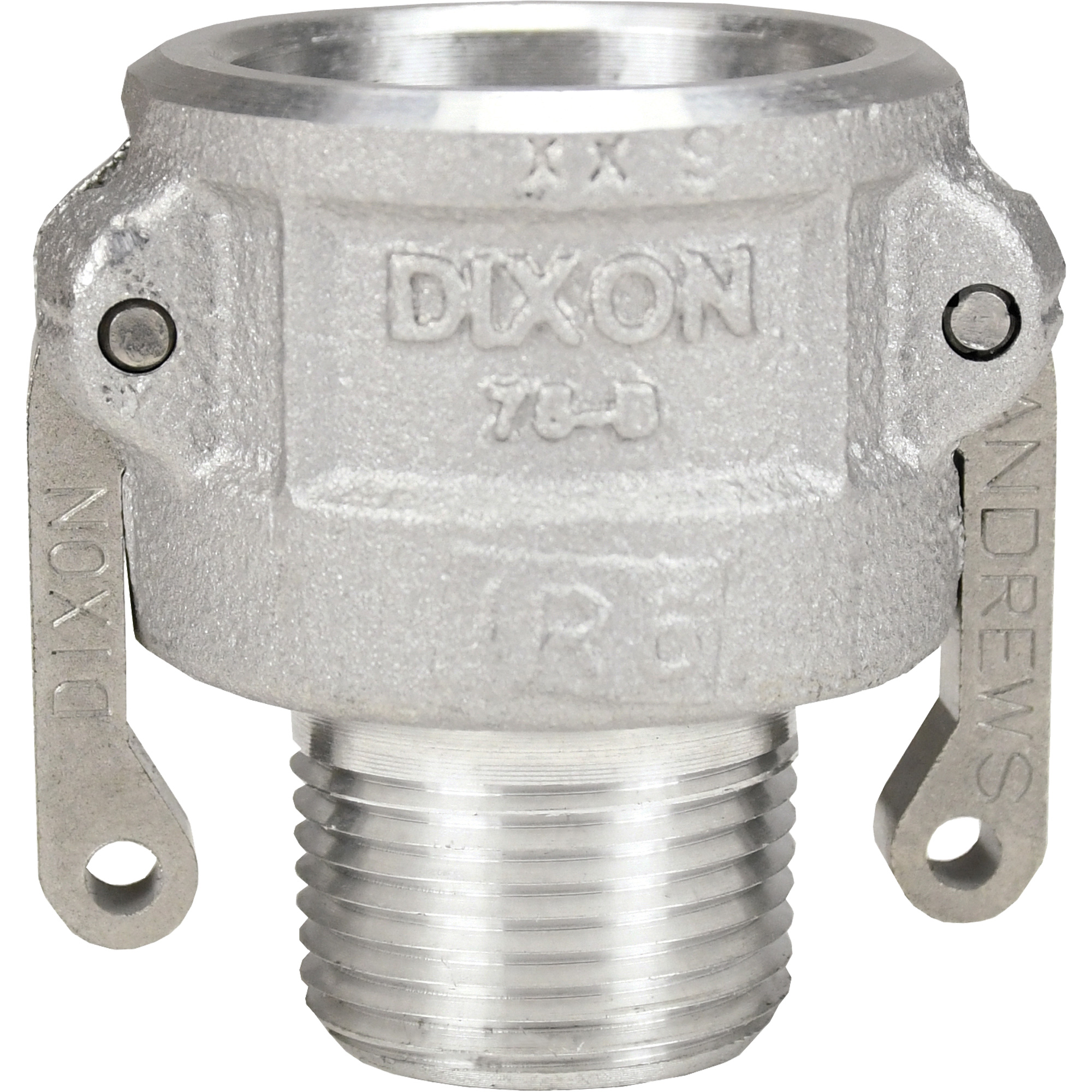 Coupleur à came et cannelure, Aluminium, 3/4", NPT mâle, 250 PSI