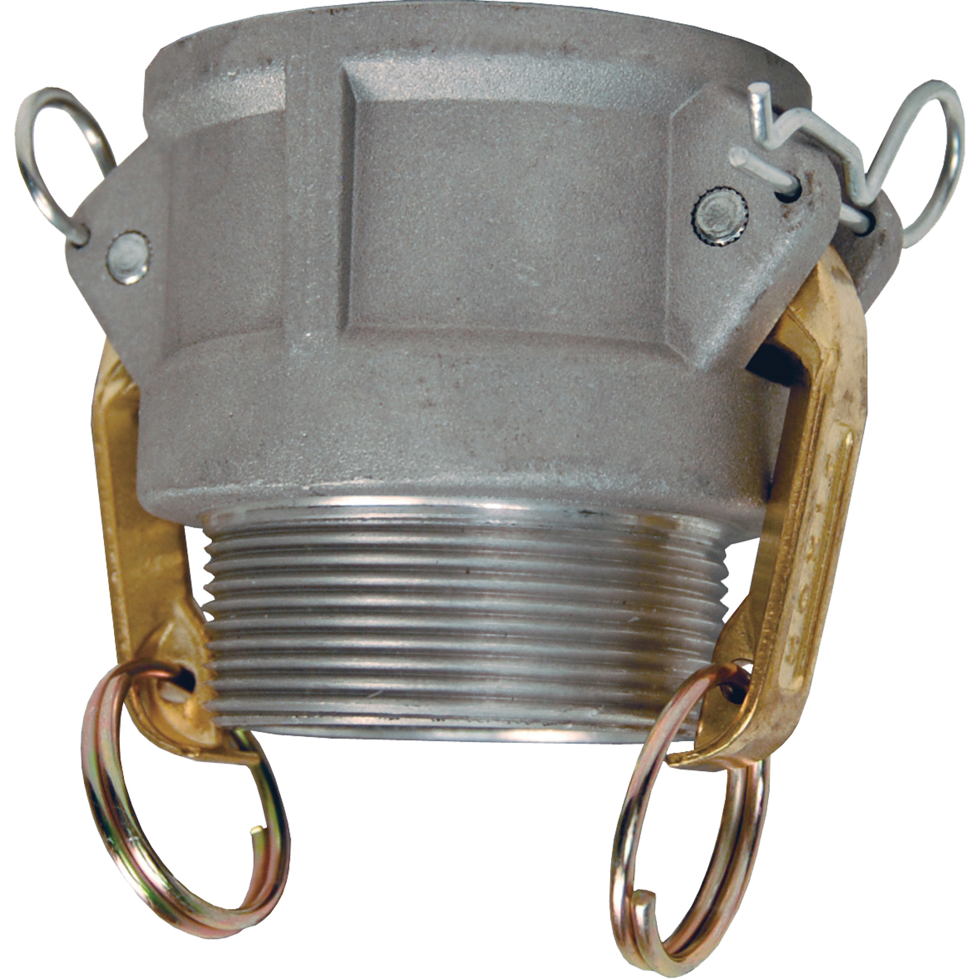 Adaptateur à came et cannelure Global, Aluminium, Type B, 1-1/2", NPT mâle, 250 PSI