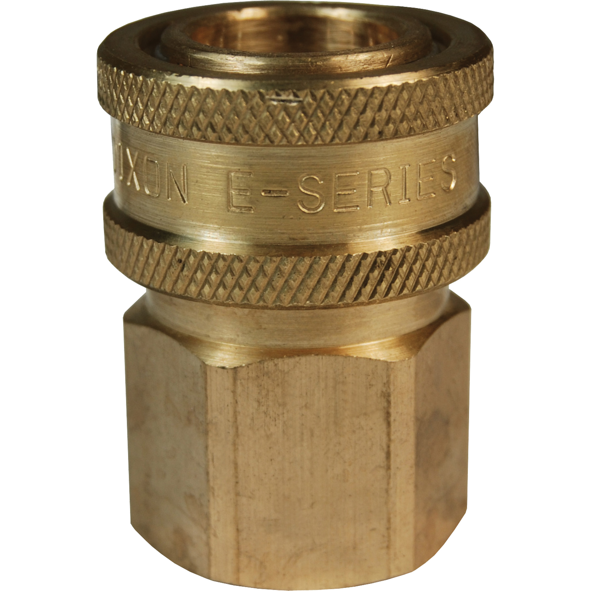 Coupleur d'interconnecteur à passage direct DQC de série E, Laiton, 3/4", NPTF femelle, 1700 PSI