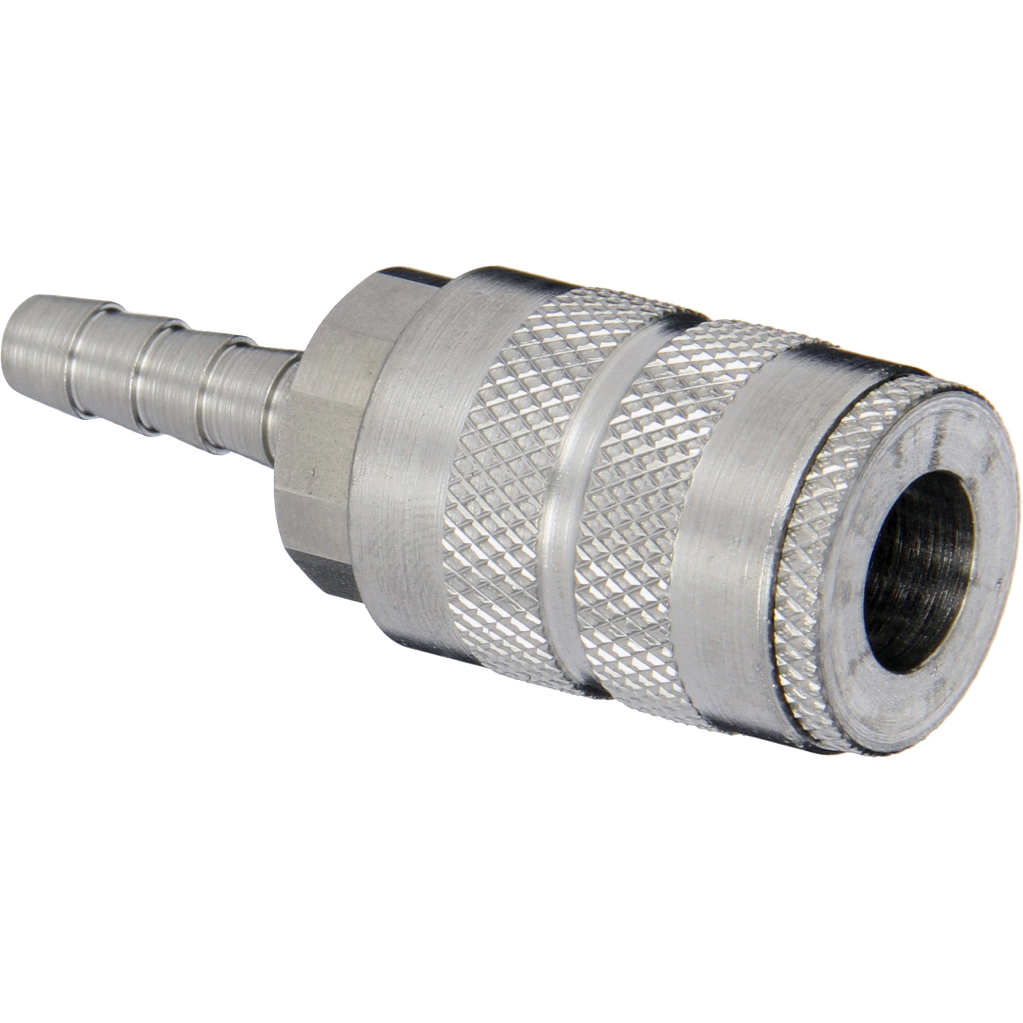 Coupleur manuel standard pneumatique pour tuyau à barrettes, Acier, Type F, 1/4", 500 psi