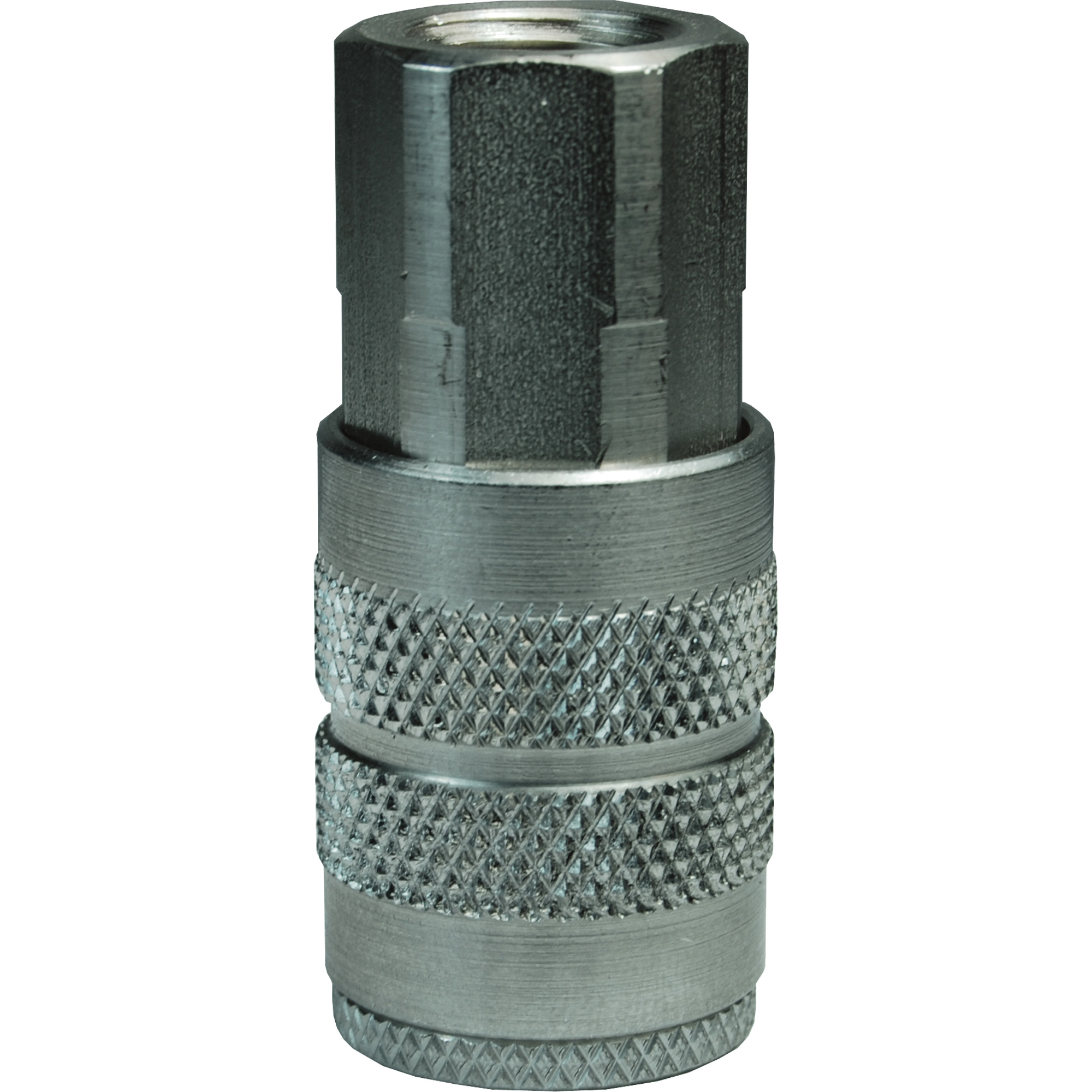 Coupleur pneumatique manuel de série F, Acier, 1/2", NPTF femelle, 500 psi