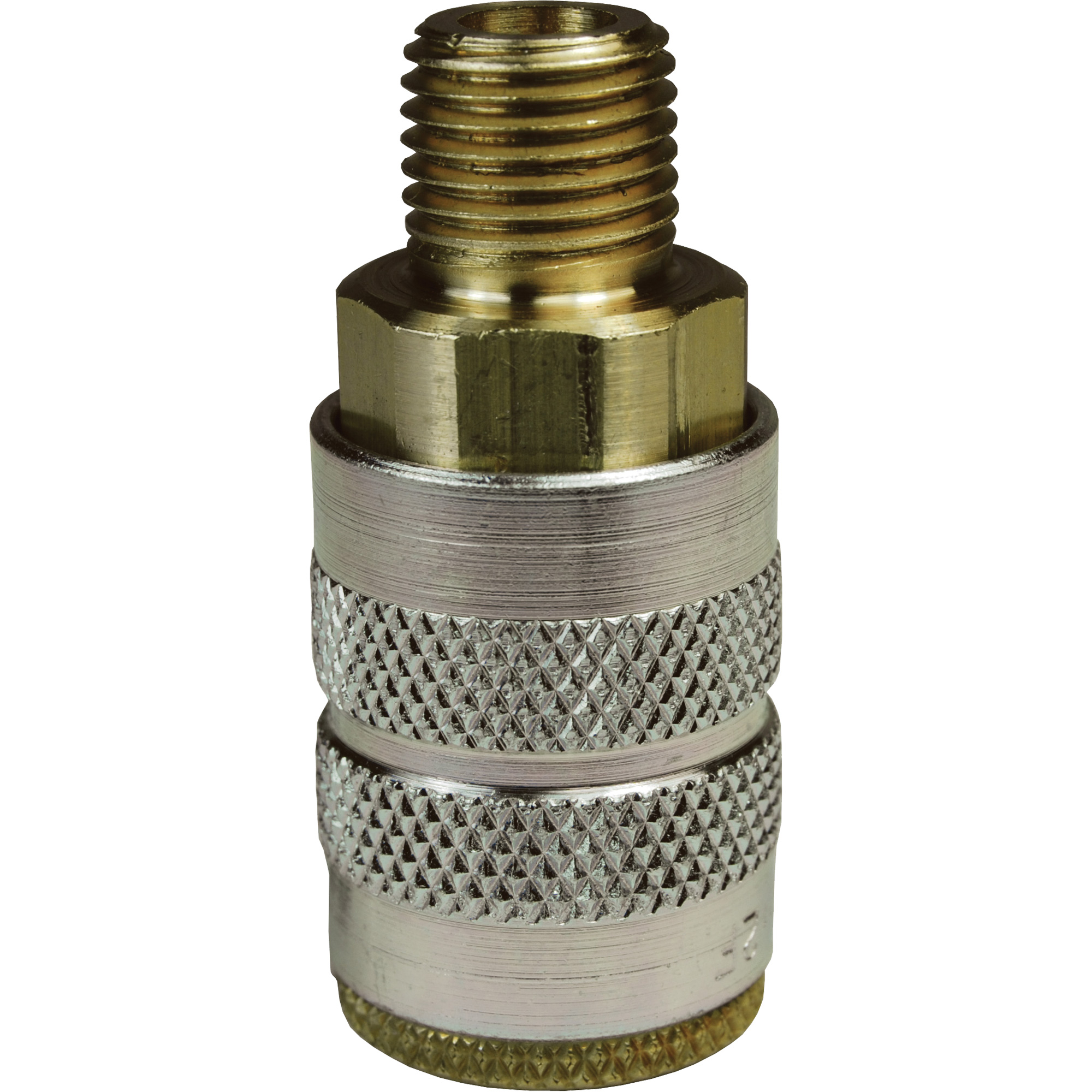 Coupleur pneumatique manuel de série F, Laiton, 3/8", NPTF femelle, 500 psi