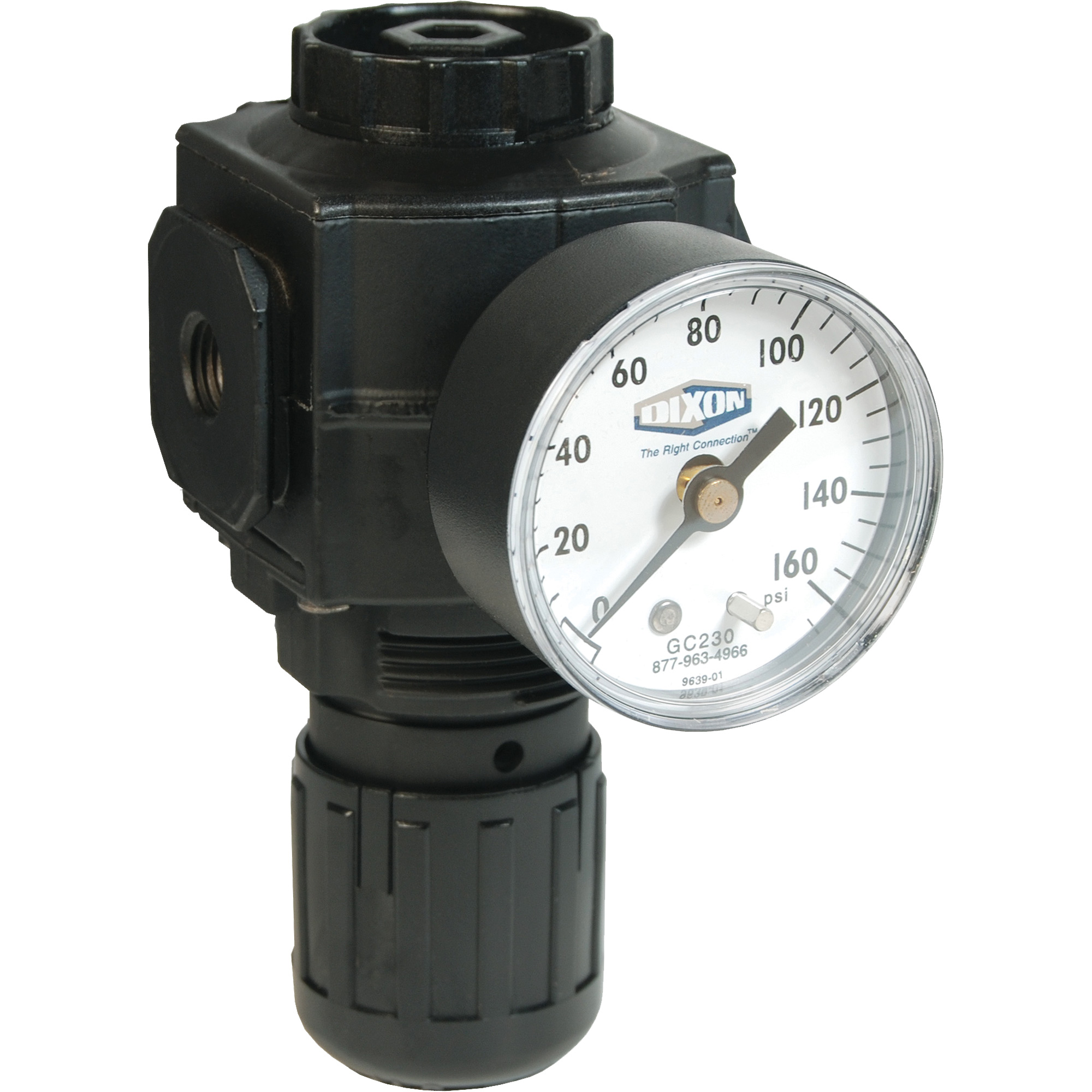 Régulateur compact de série 1, 1/2" NPT, PSI max. de 150 psi, Standard