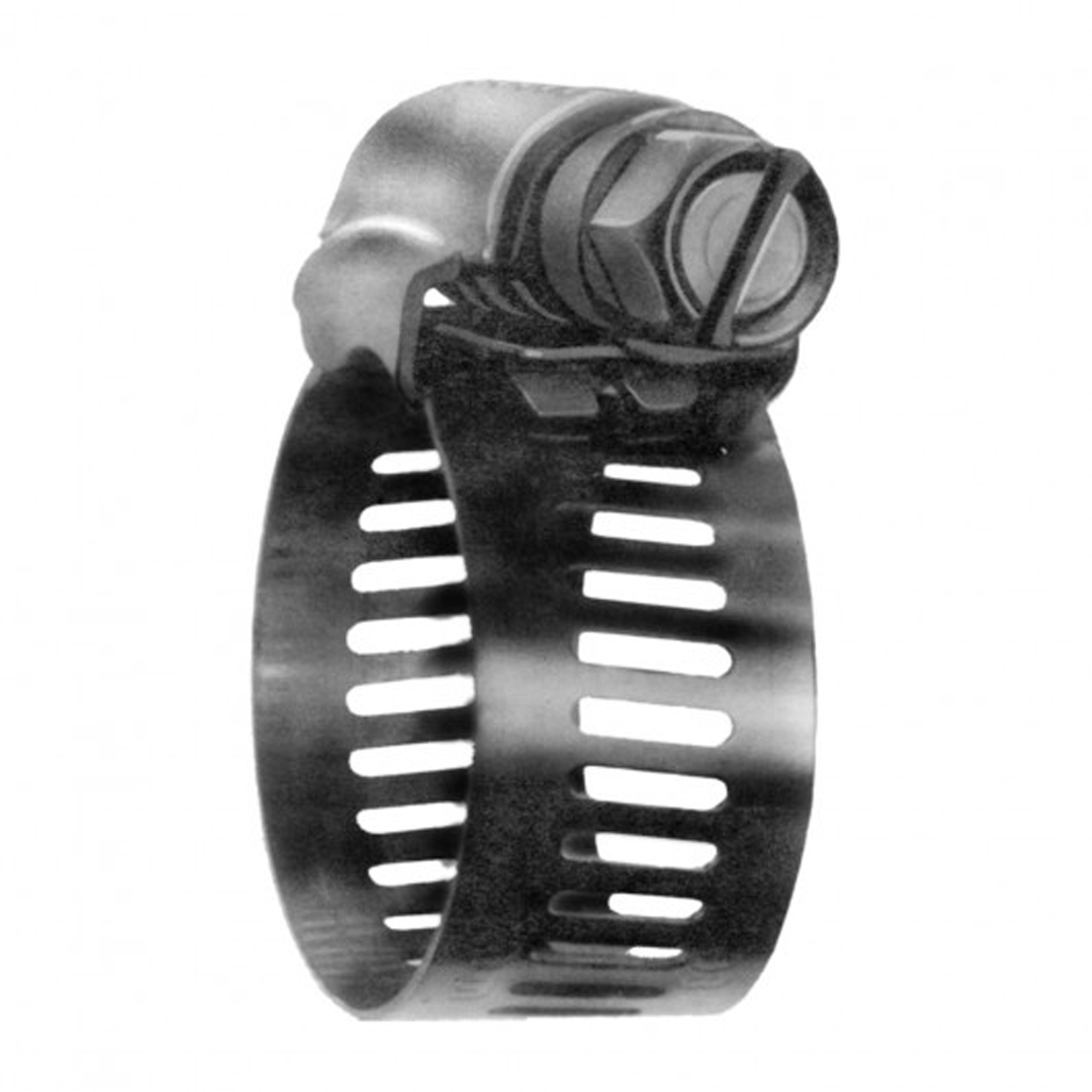 Colliers de serrage pour tuyaux - Collier de serrage & vis en acier inoxydable, Dia. min 0.563, Dia. max 1-1/4"