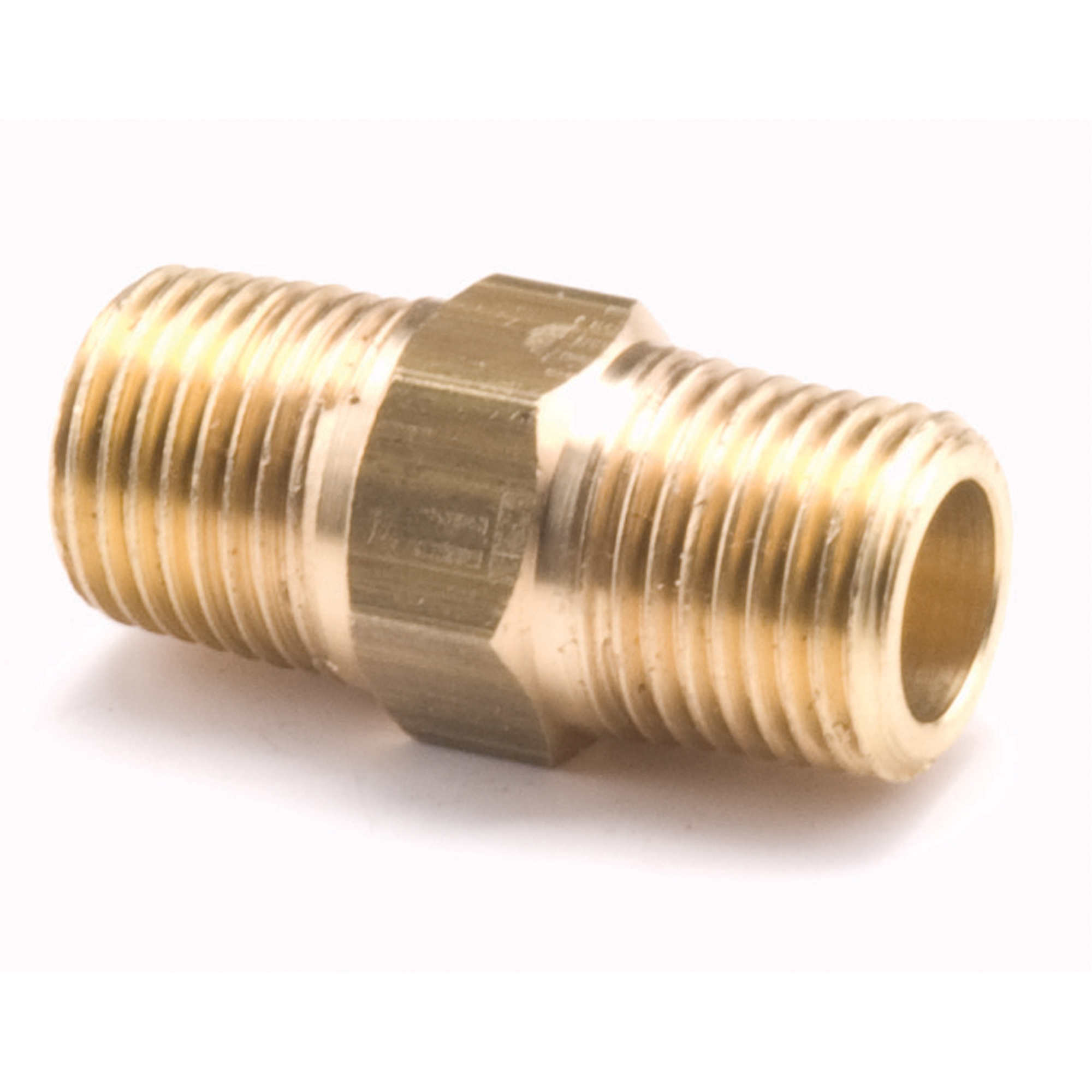 Mamelons de tuyau hexagonal, Laiton, 1/2", Standard