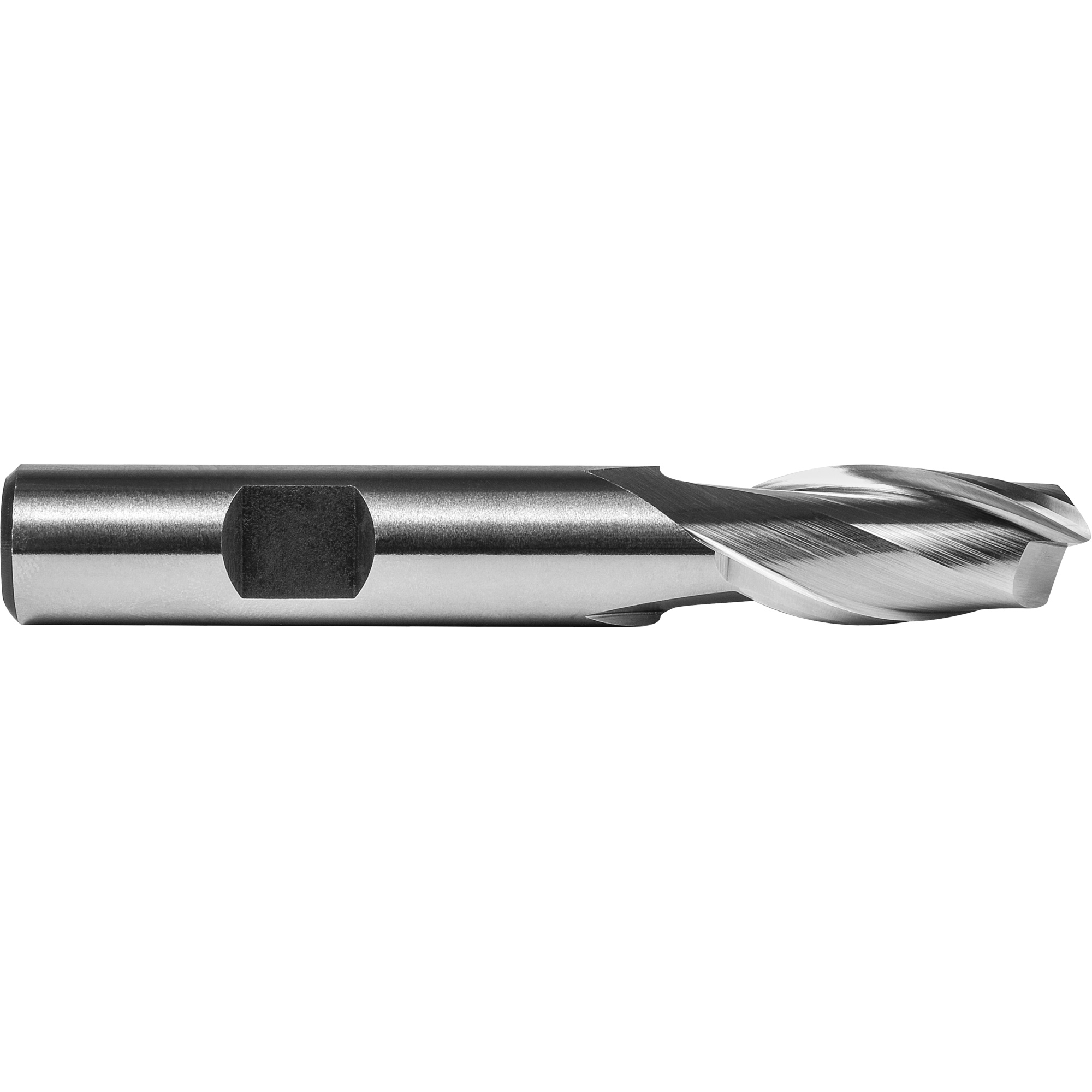 Fraise en bout, 1/8" dia., 2 cannelures, Acier rapide