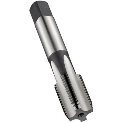Taraud machine pour tuyau, 1/2"-14, 4 cannelures, 87 mm lo, Conique, Acier rapide
