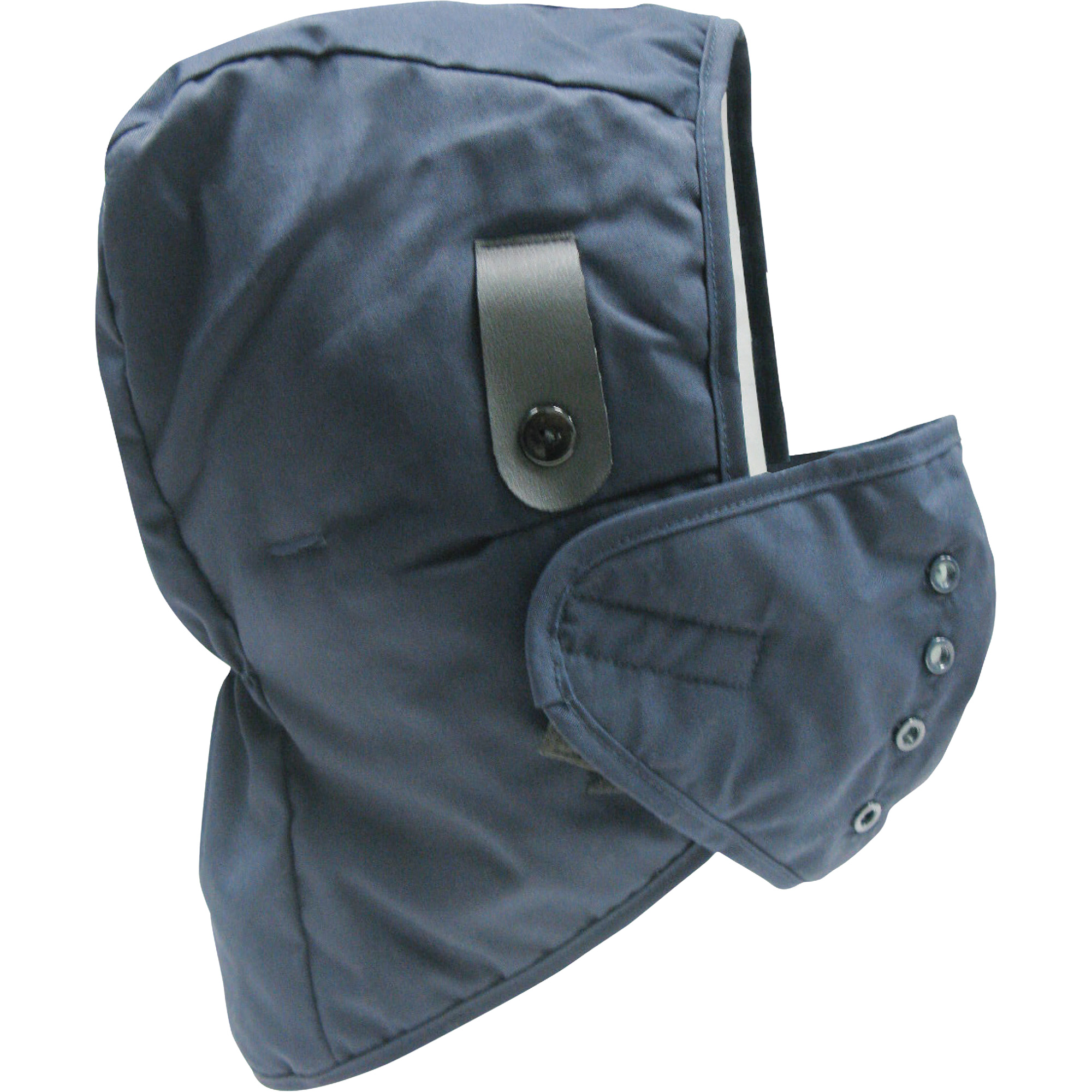 Doublure cache bouche et cache-cou ignifuge, Bleu, Coton/Poly-coton