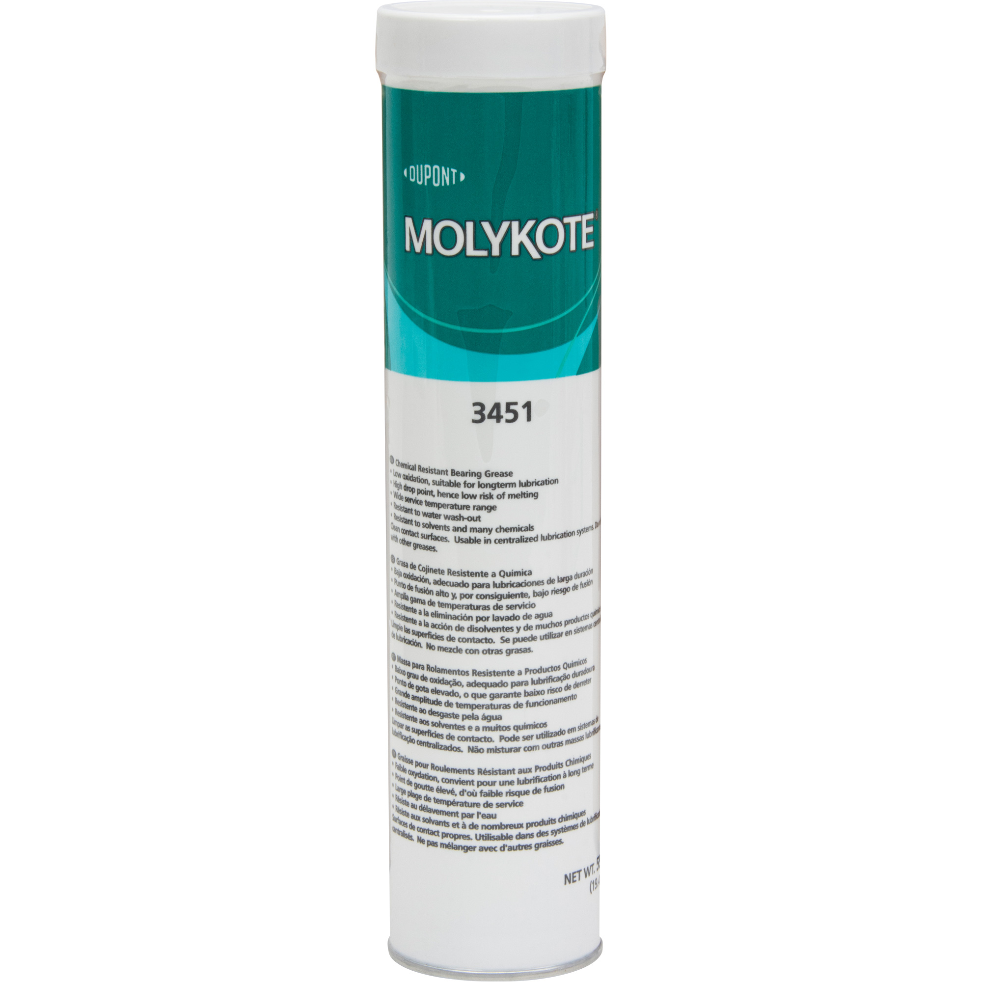 Graisse de roulement Molykote 3451, 550 g, Cartouche