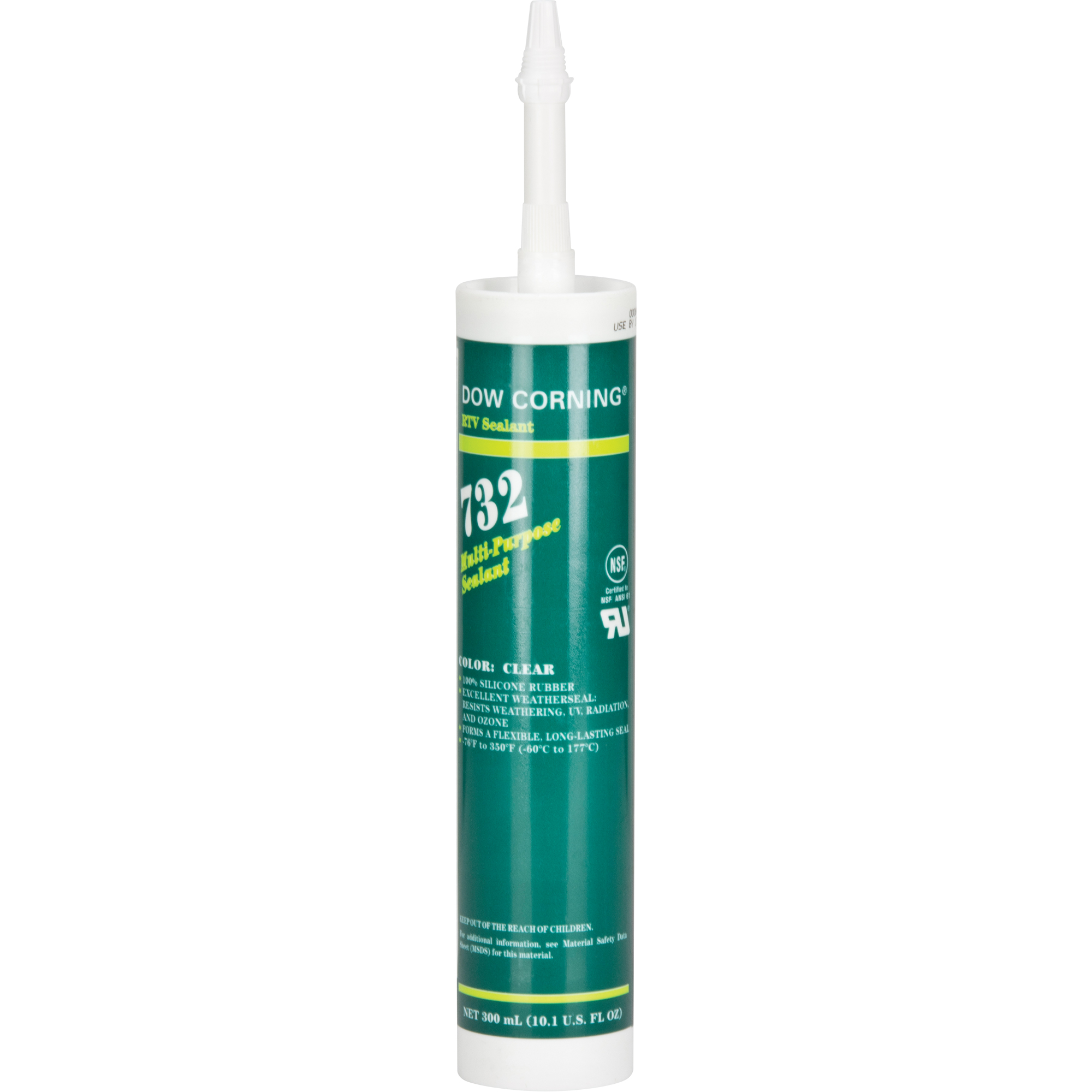 Scellant de silicone 732, Tube, Transparent