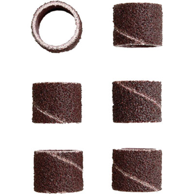 Bande abrasive à gros grain d'un diamètre de 1/2"