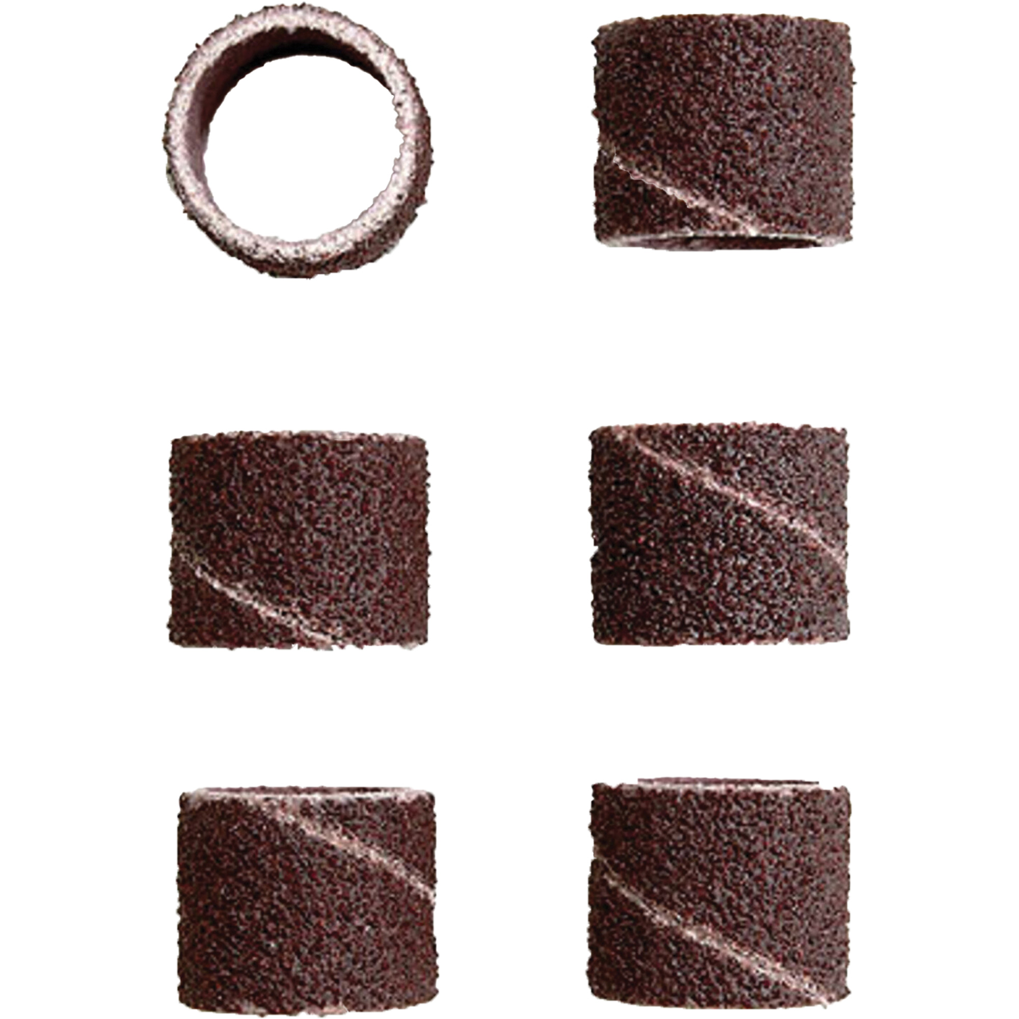 Bande abrasive à gros grain d'un diamètre de 1/2"