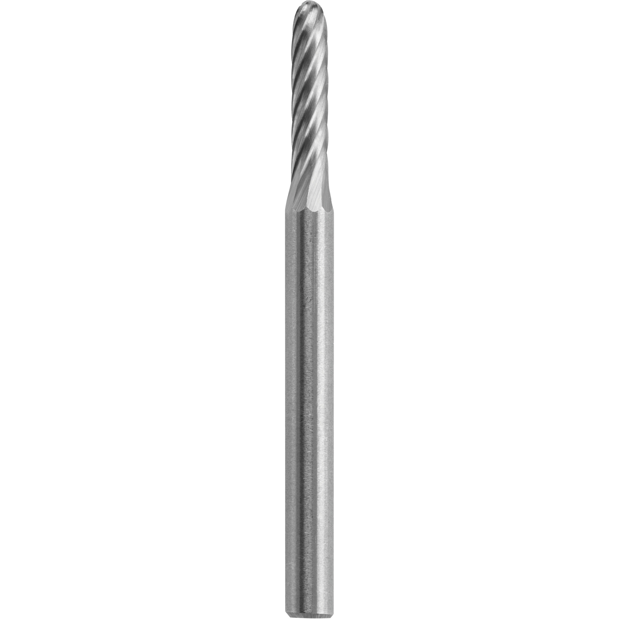 Mèche à sculpter en carbure de tungstène à bout sphérique, diamètre 3/32"